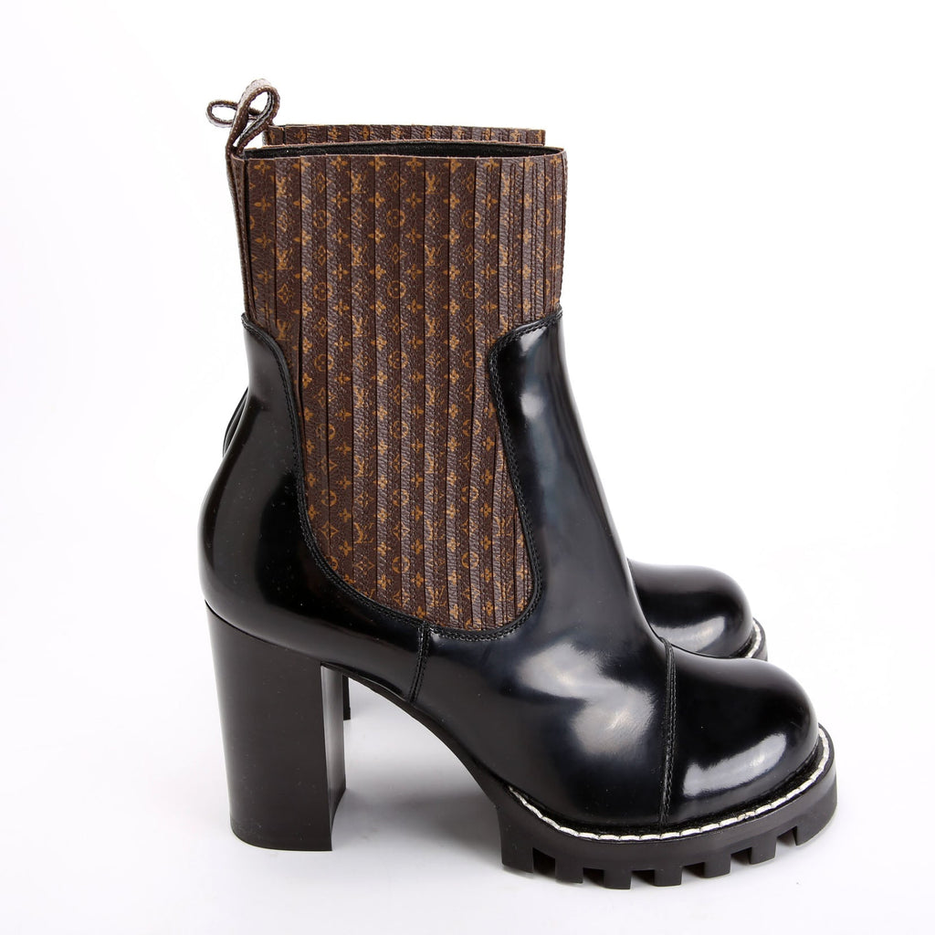 Star Trail Ankle Boots Size 39 Black/Brown