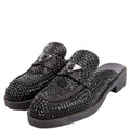 Triangle Crystal Mules Size 40.5