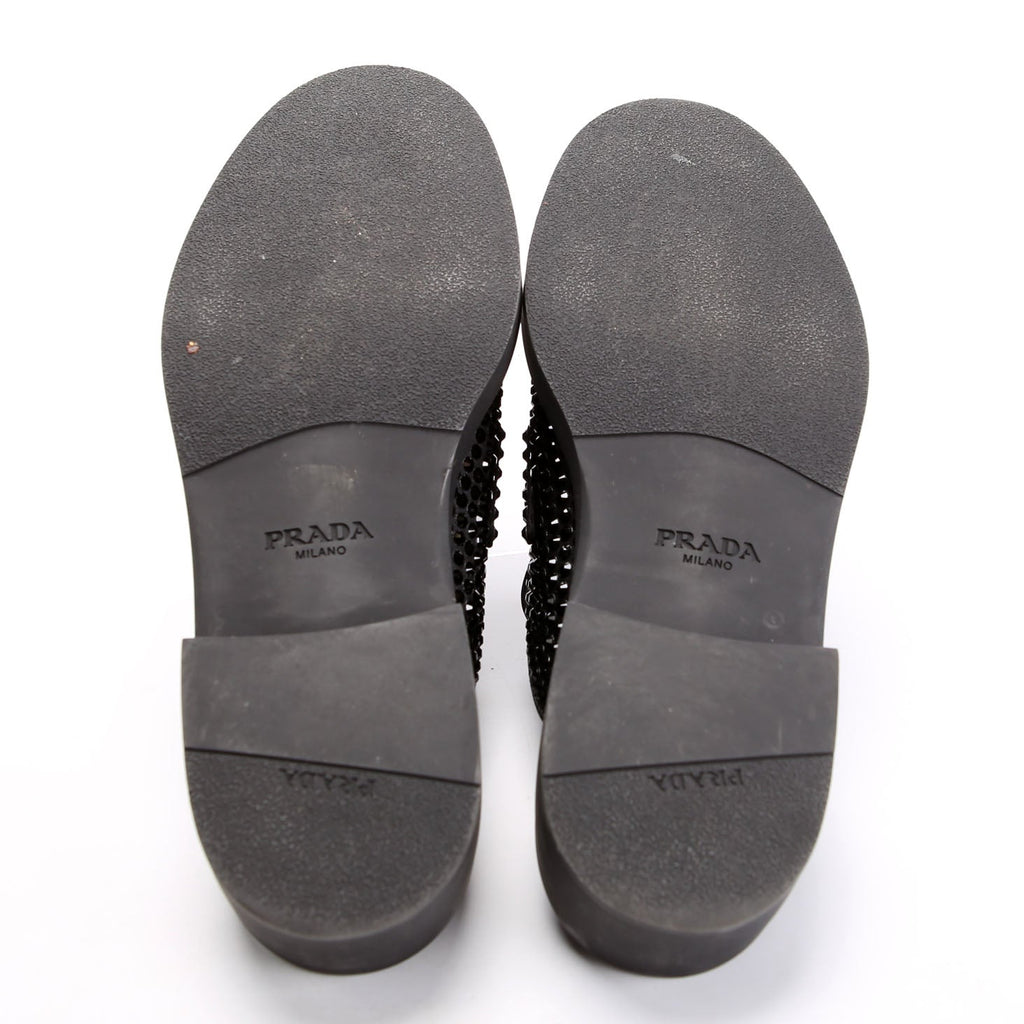 Triangle Crystal Mules Size 40.5