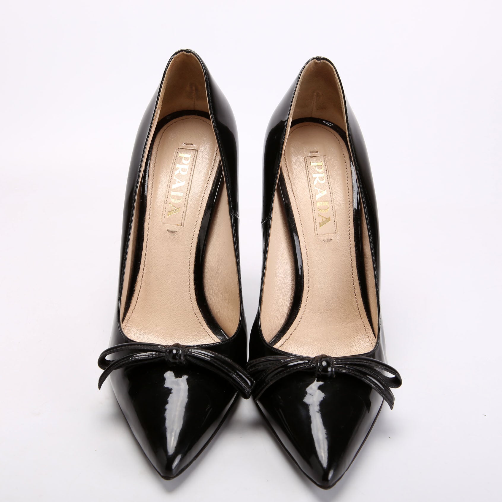 Patent Bow Pumps Size 38 Black