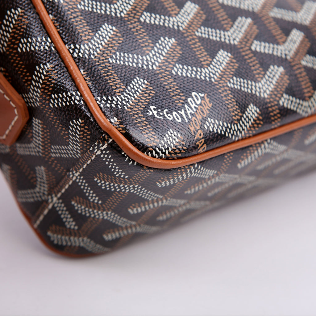 Sac Cap Vert Goyardine Black/Brown