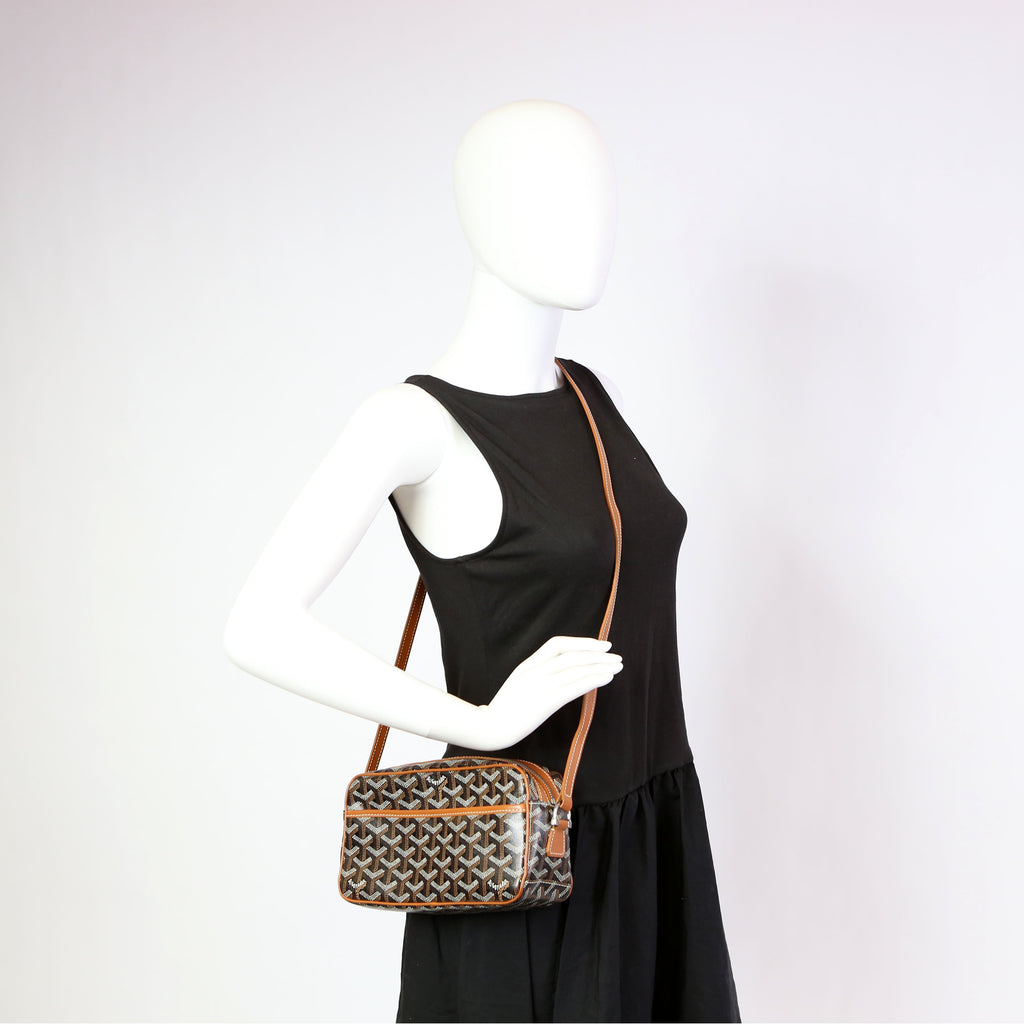 Sac Cap Vert Goyardine Black/Brown
