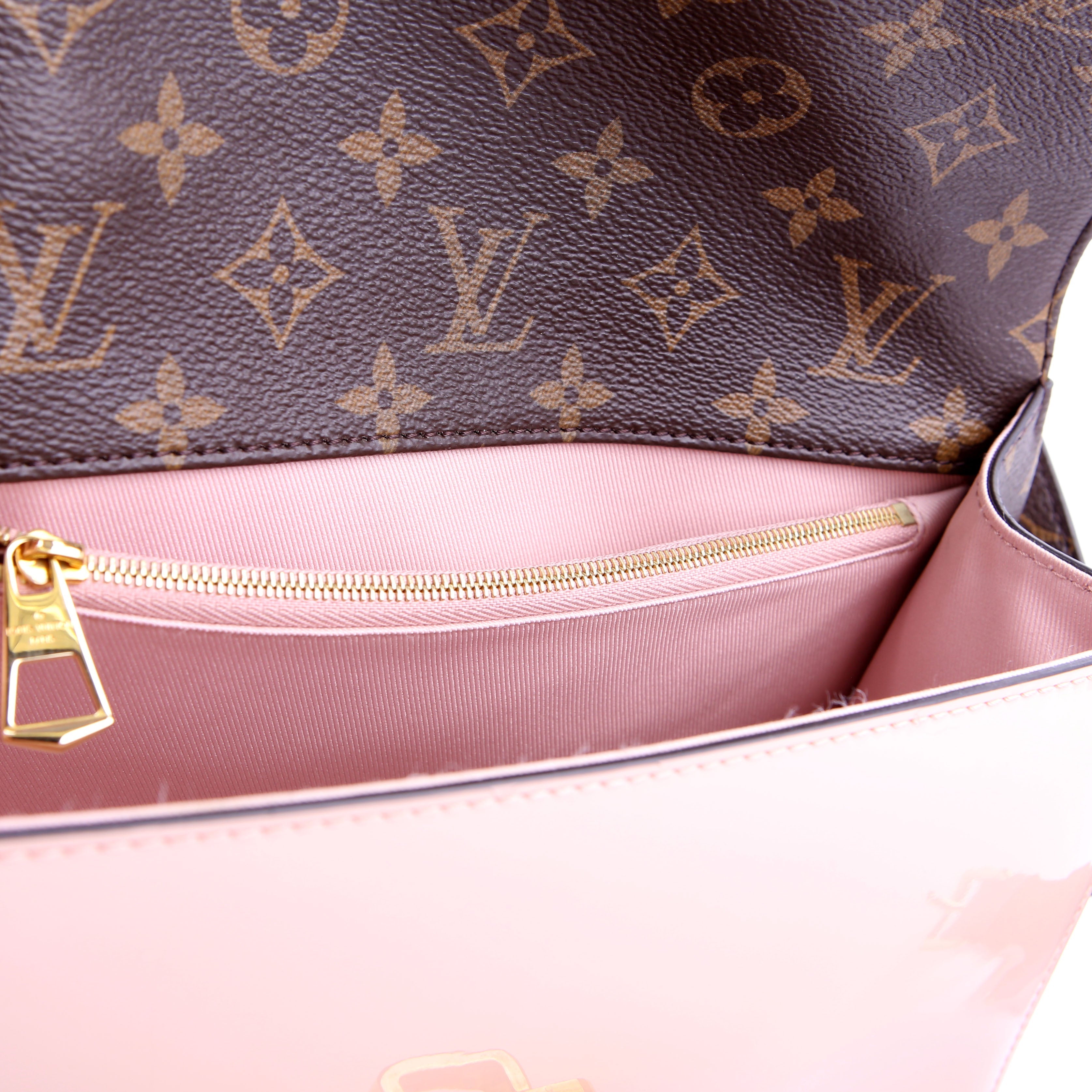 Cherrywood BB Patent/Monogram Pink