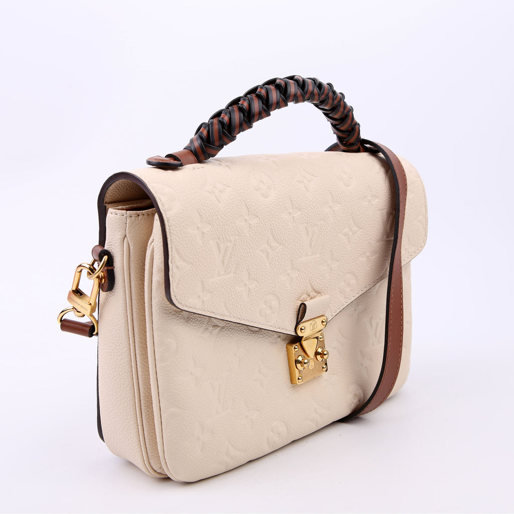 Pochette Metis Empreinte Braided Cream