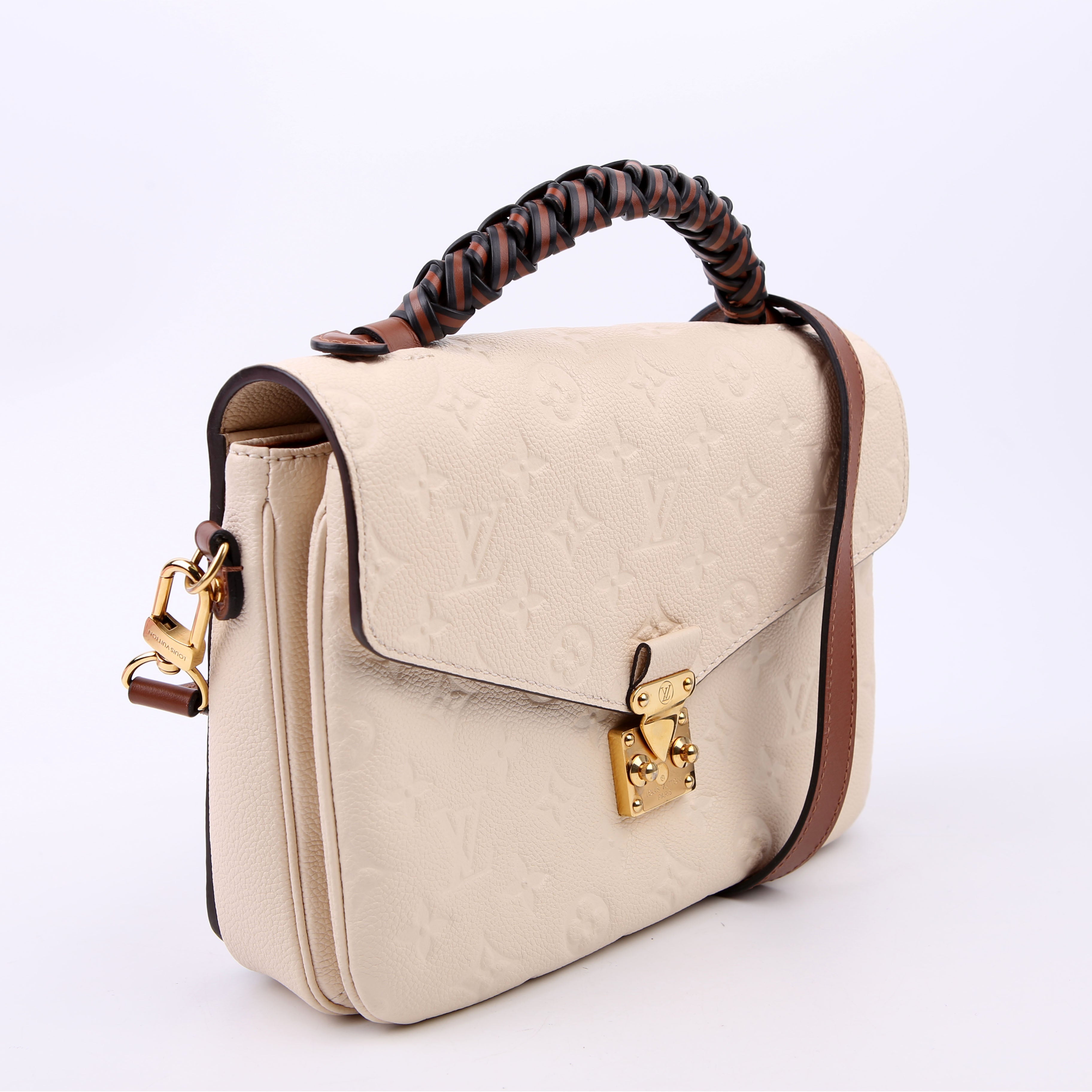 Pochette Metis Empreinte Braided Cream