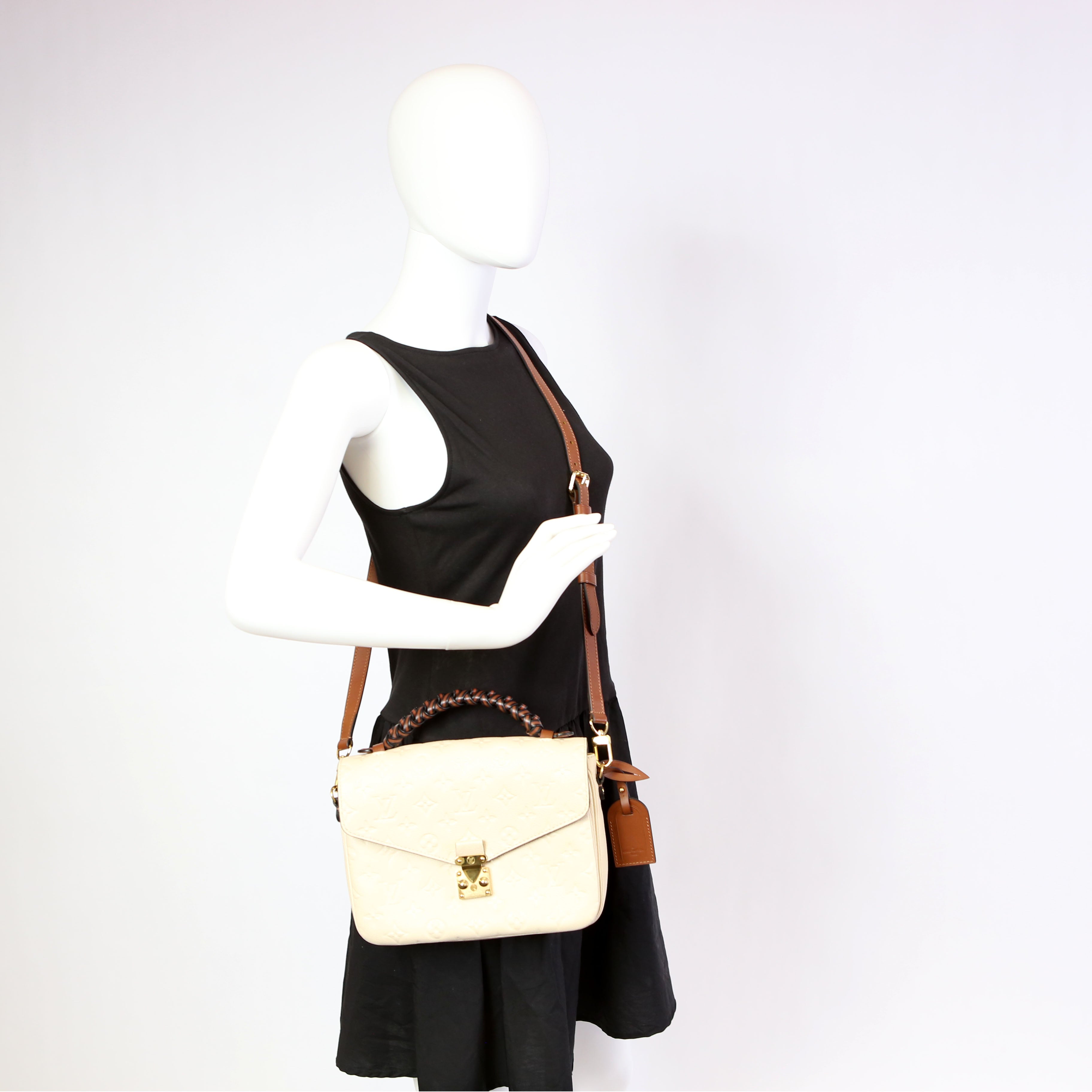 Pochette Metis Empreinte Braided Cream