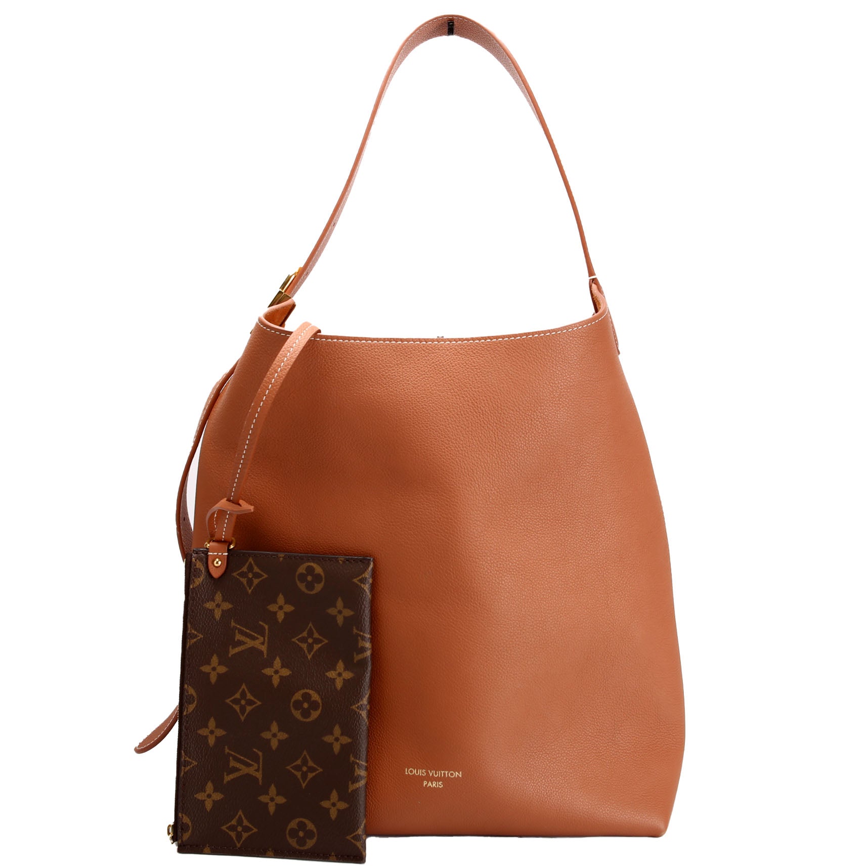 Low Key Hobo MM Calfskin Brown