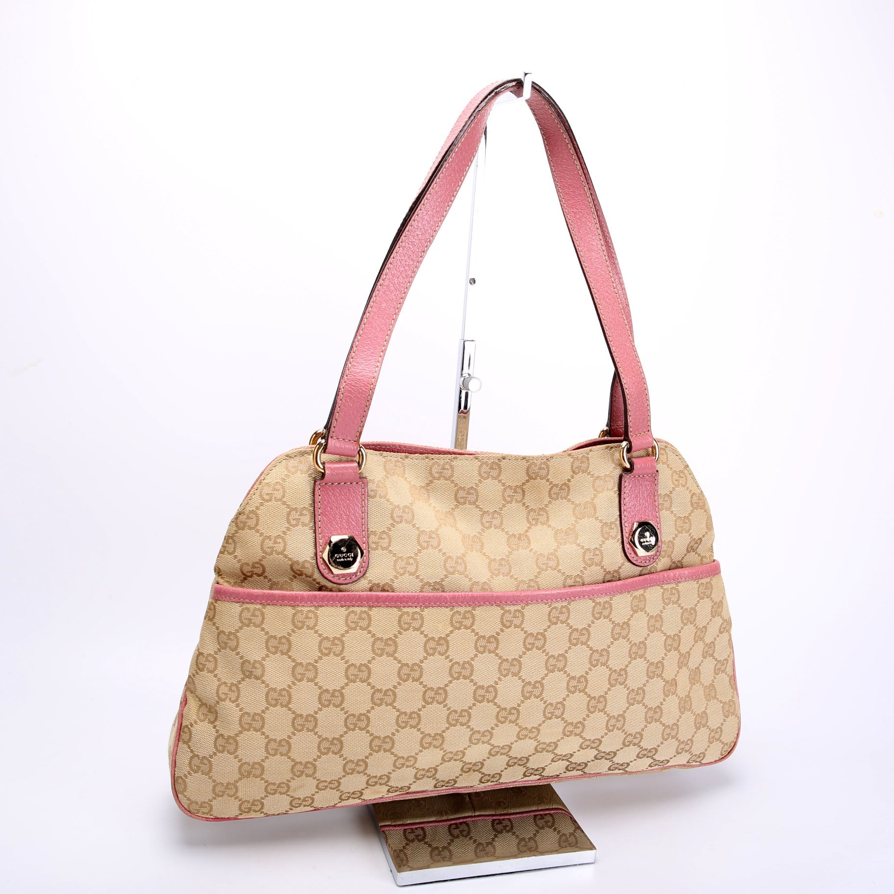 163288 Charmy Shoulder Bag Pink/Beige