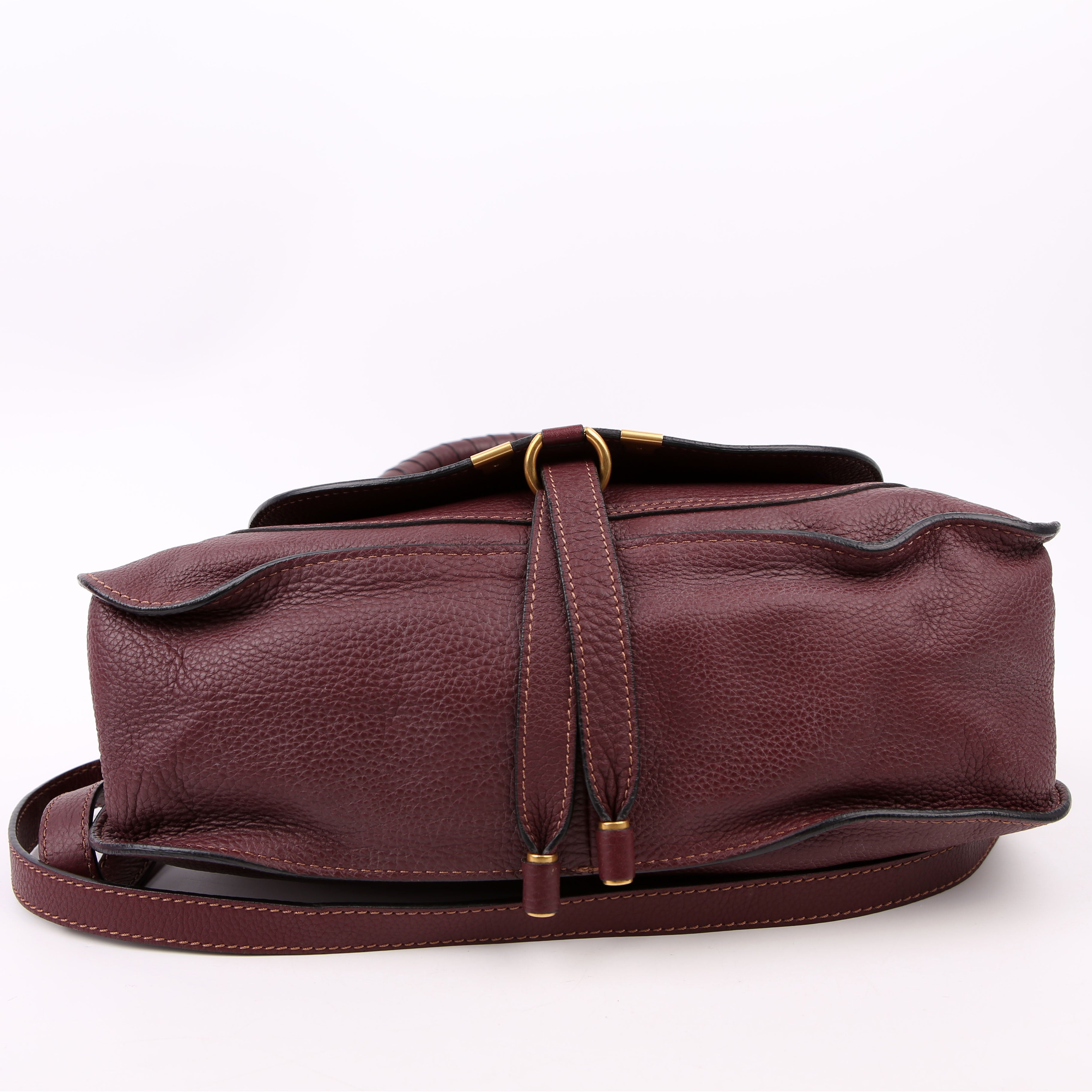 Marcie Satchel Medium Burgundy