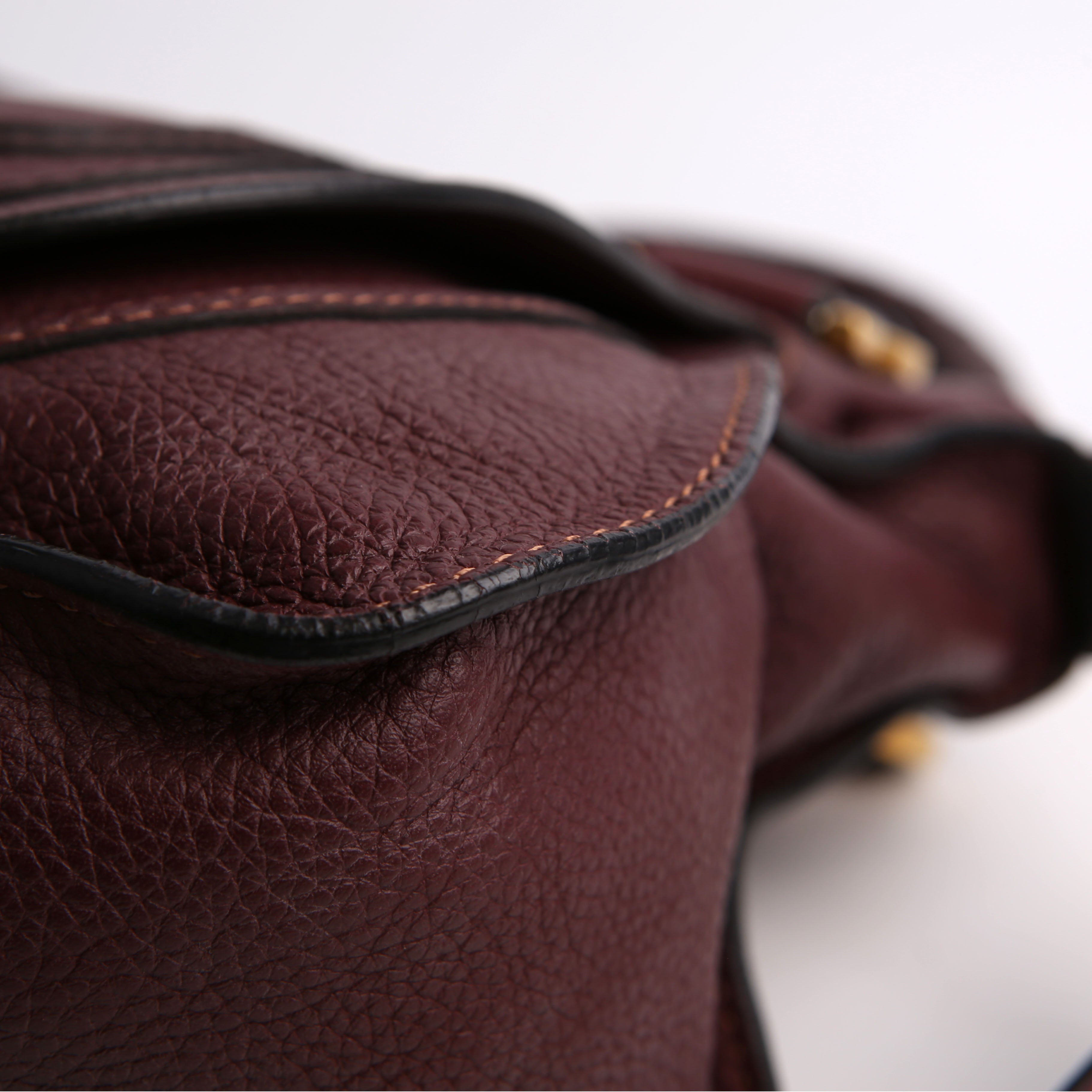 Marcie Satchel Medium Burgundy