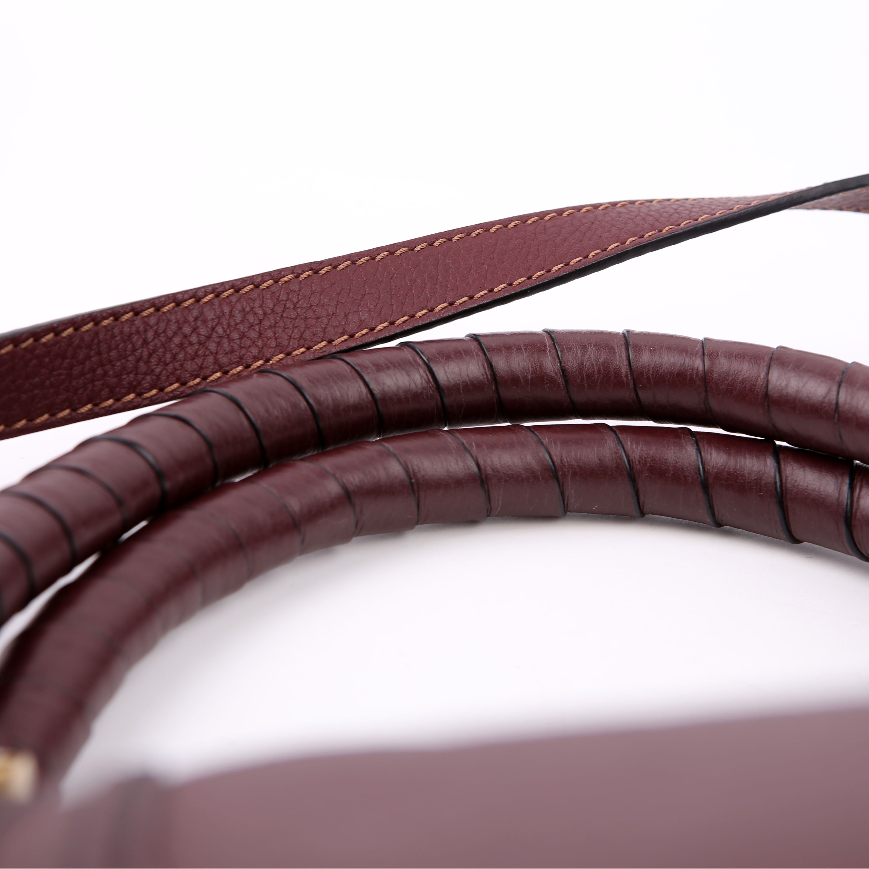 Marcie Satchel Medium Burgundy
