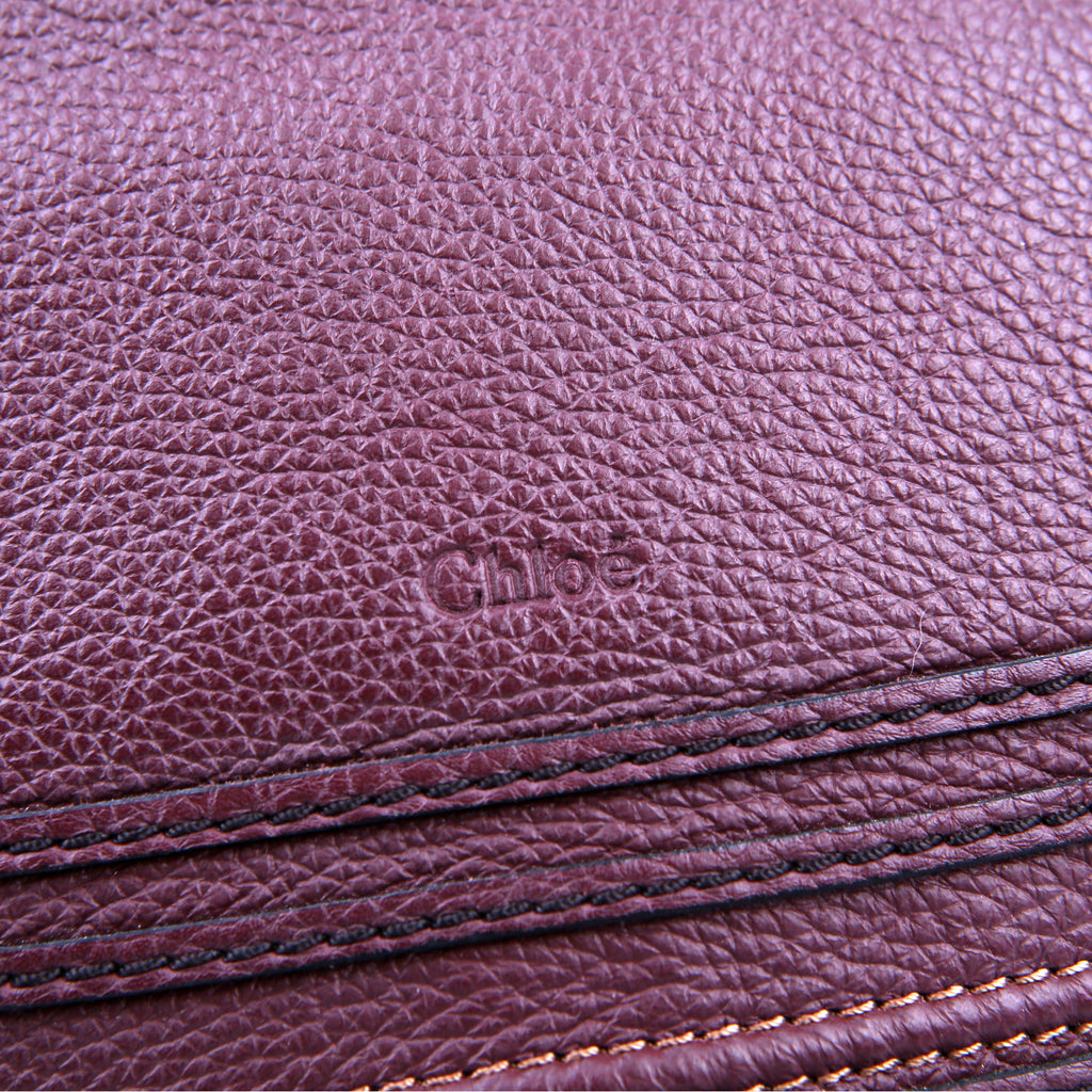 Marcie Satchel Medium Burgundy