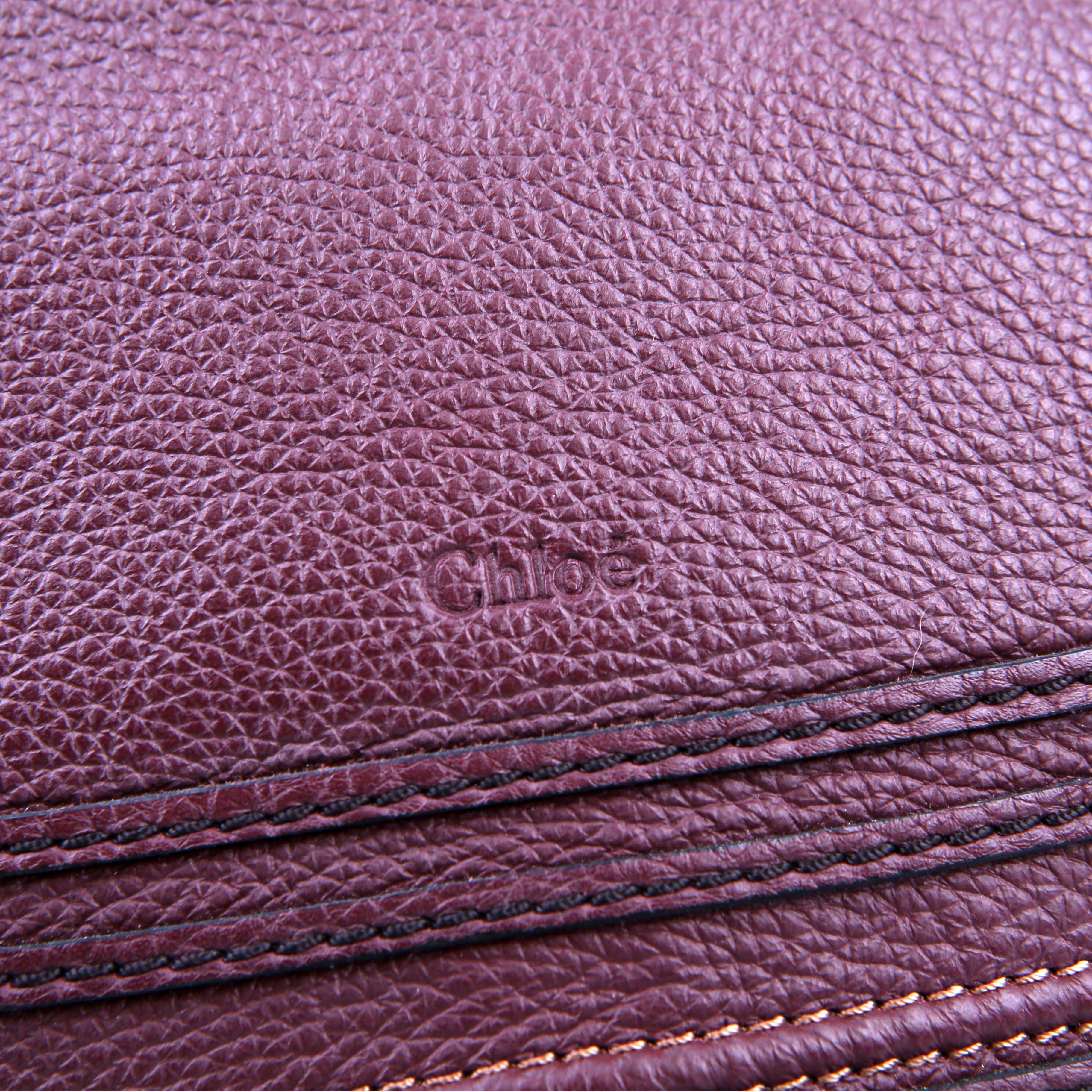 Marcie Satchel Medium Burgundy
