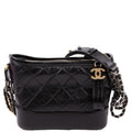 Gabrielle Hobo Small Calfskin 24M Black