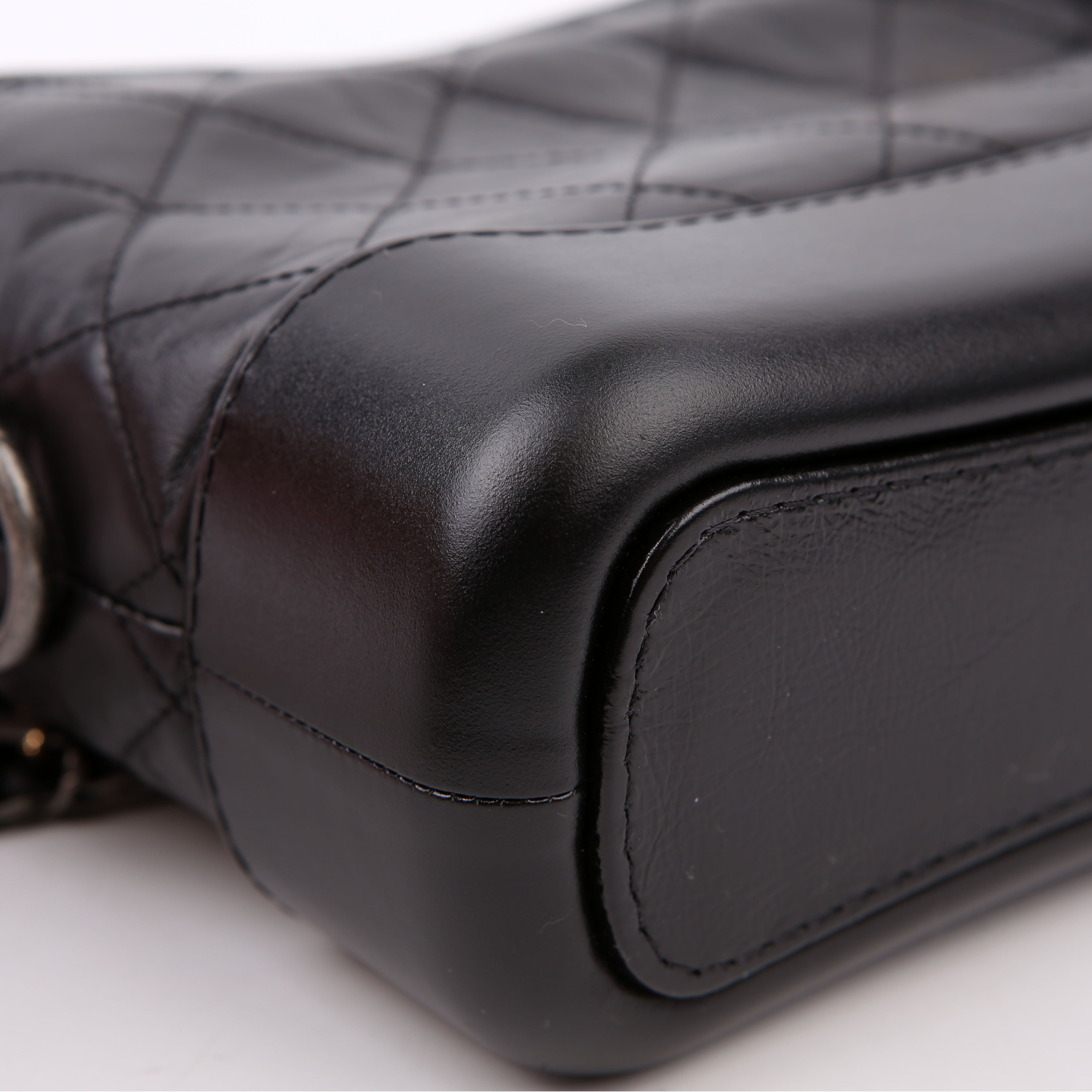 Gabrielle Hobo Small Calfskin 24M Black