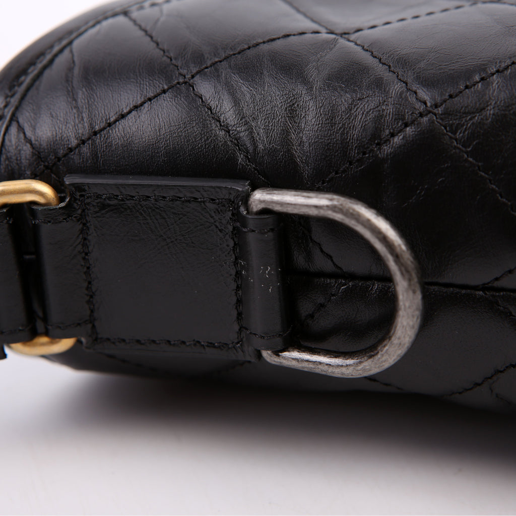 Gabrielle Hobo Small Calfskin 24M Black