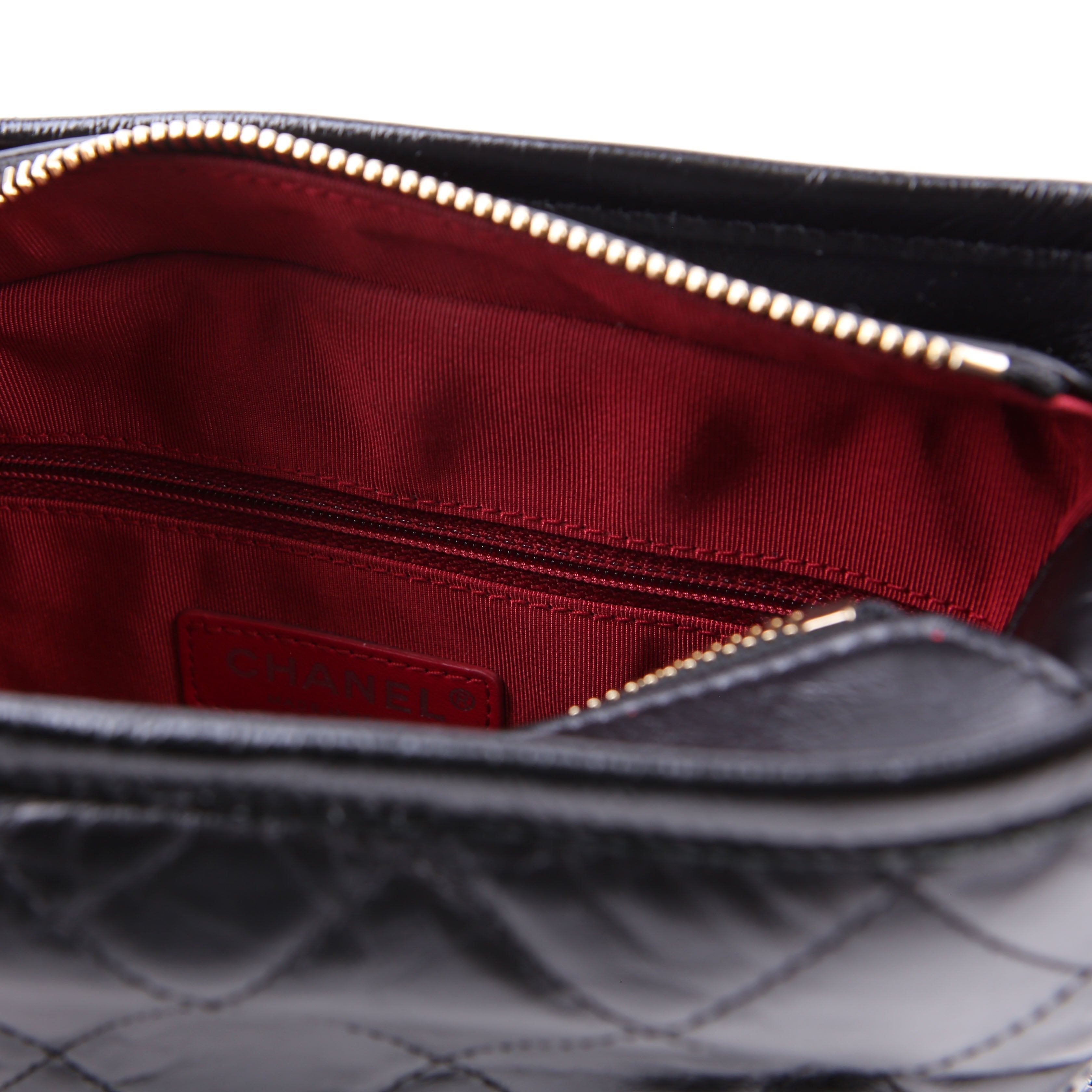 Gabrielle Hobo Small Calfskin 24M Black