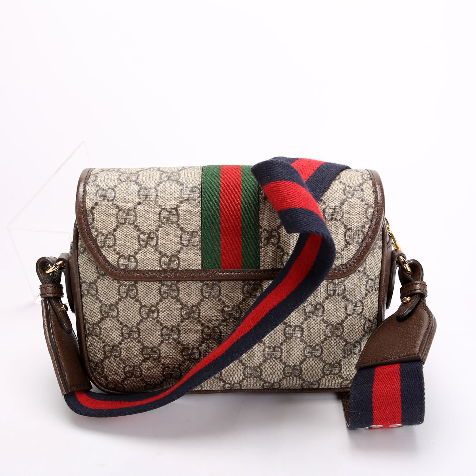 722117 Ophidia GG Small Shoulder Bag Brown