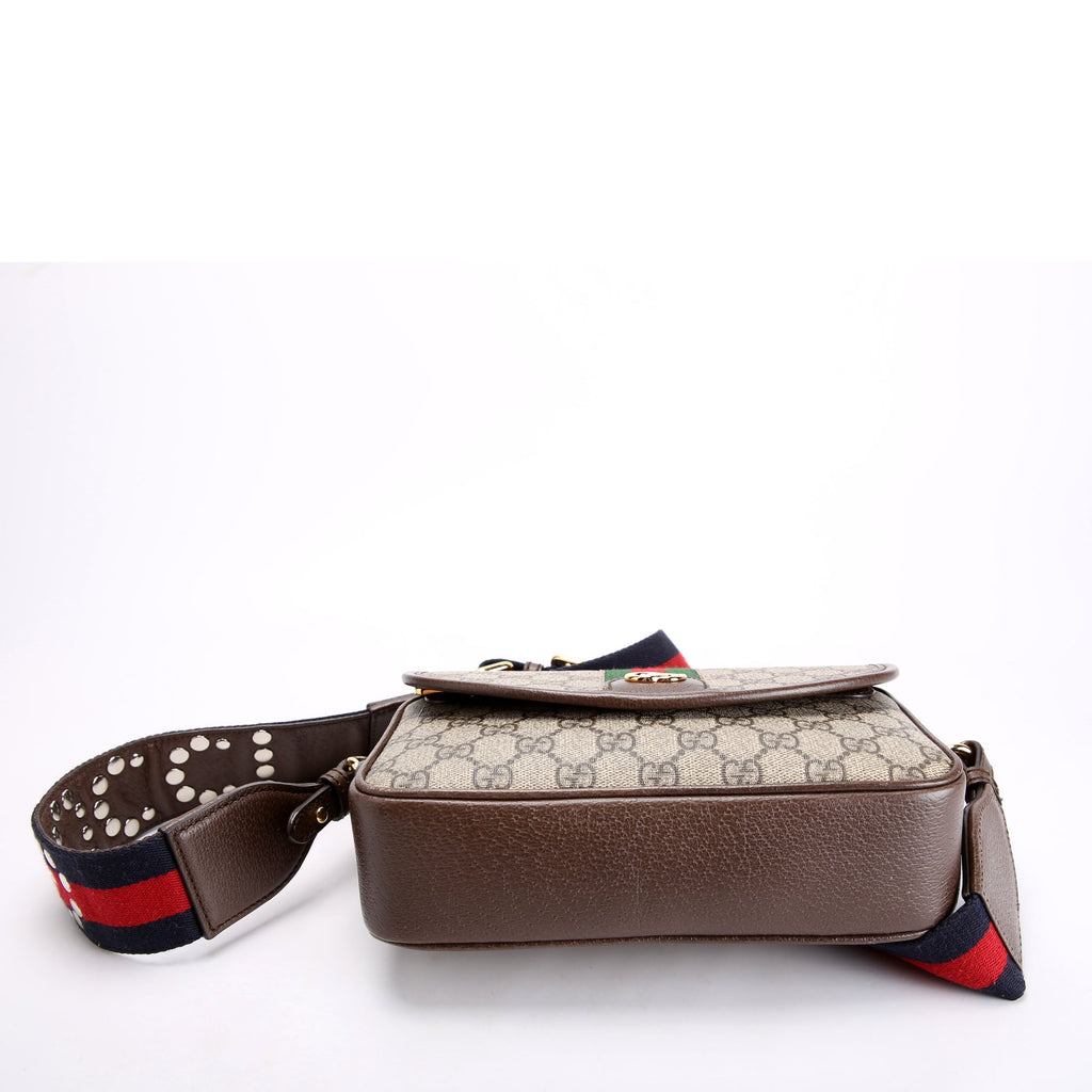 722117 Ophidia GG Small Shoulder Bag Brown