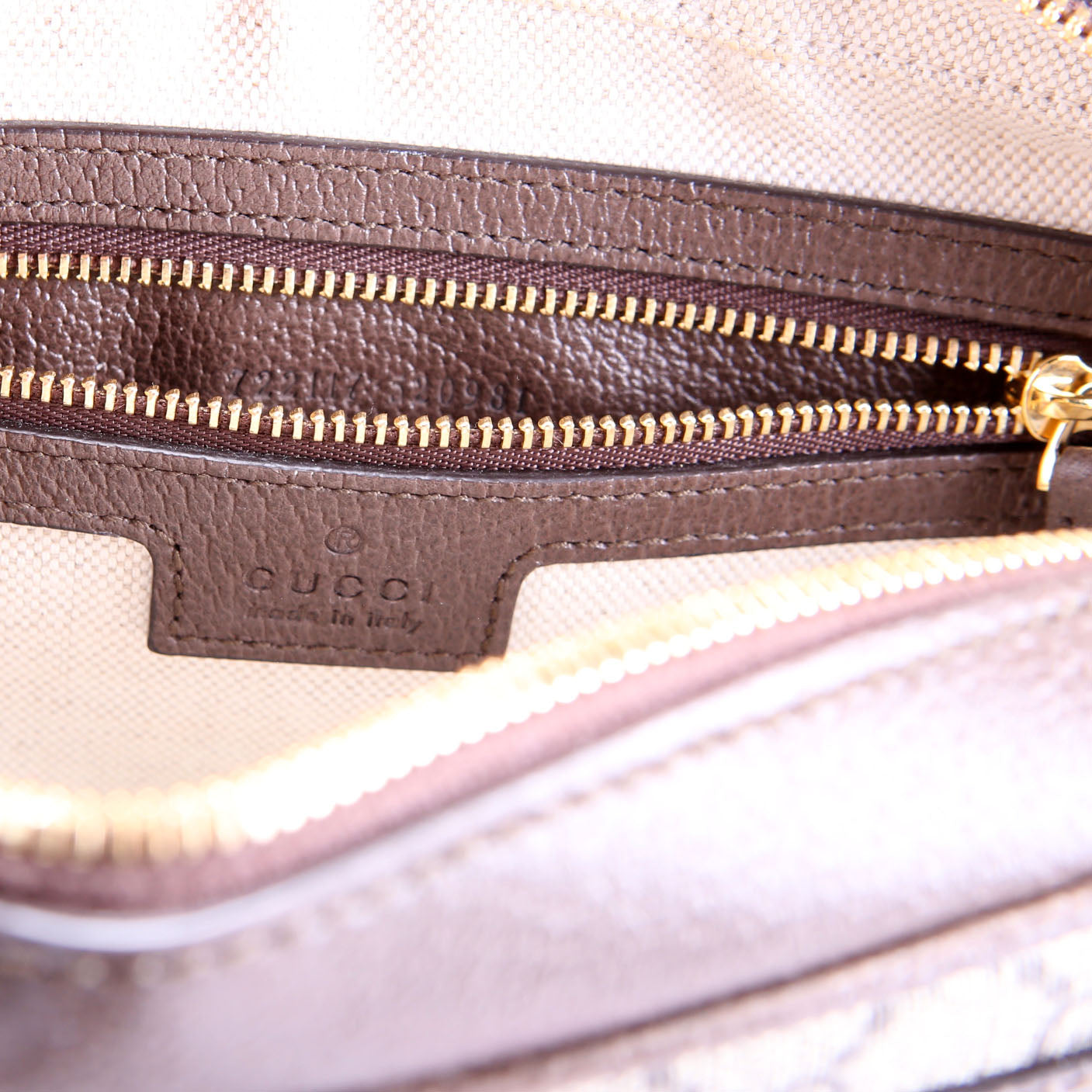 722117 Ophidia GG Small Shoulder Bag Brown