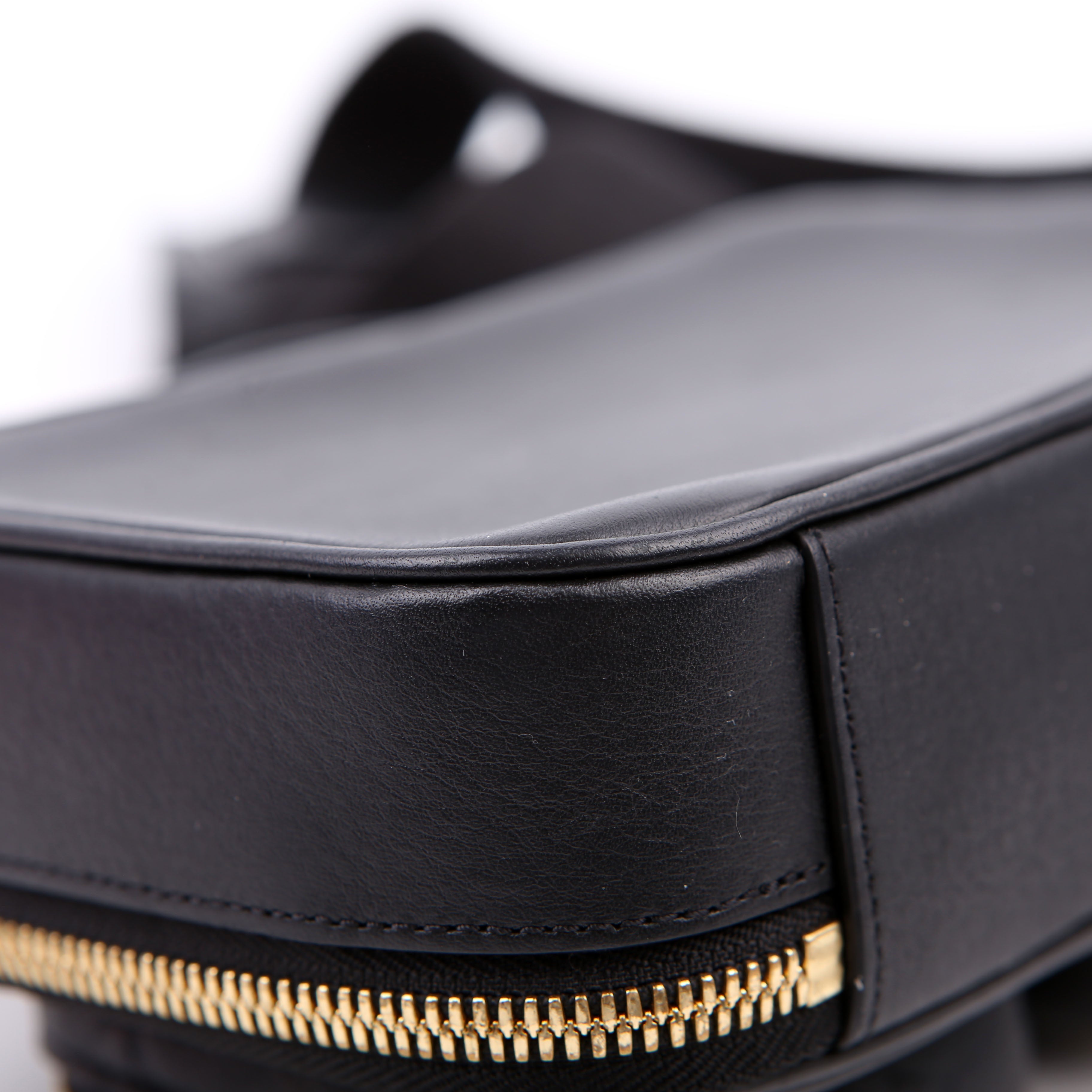 Utility Crossbody Embossed Calfskin Black