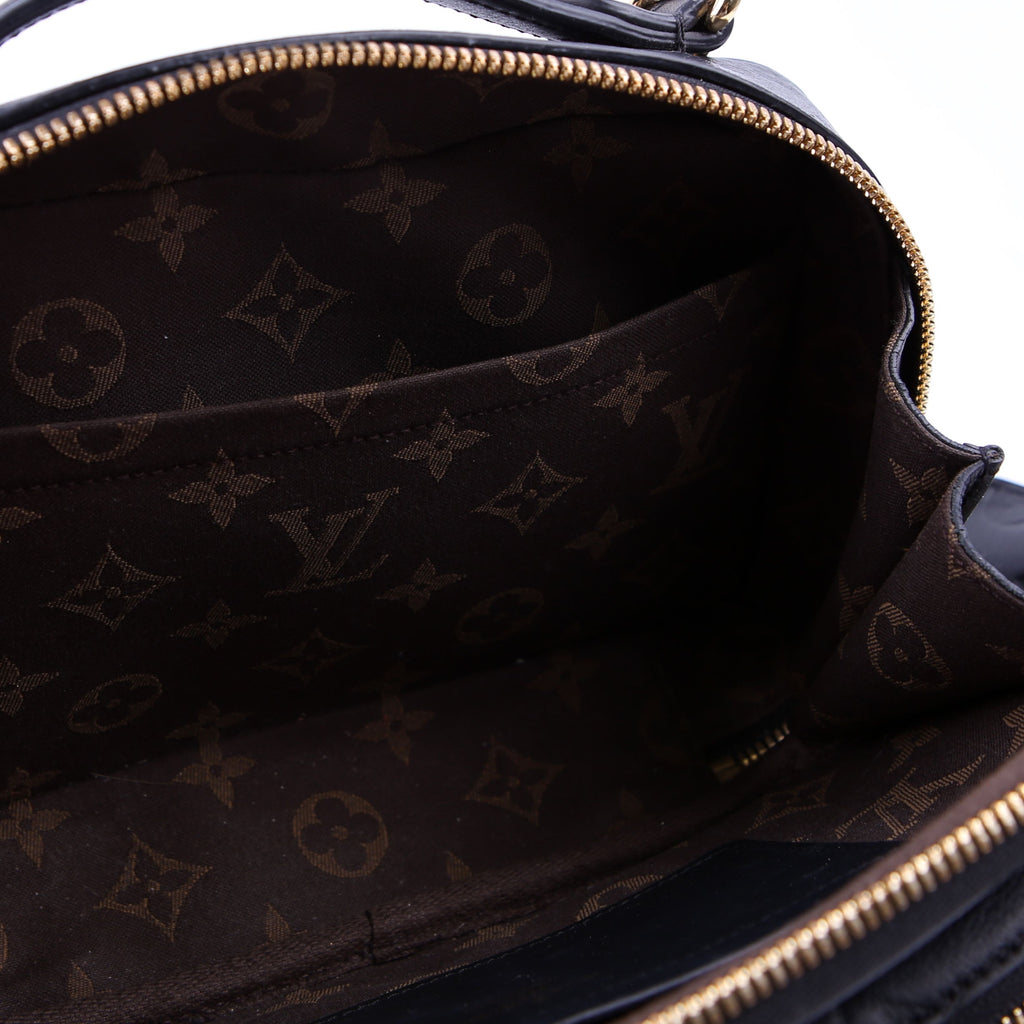 Utility Crossbody Embossed Calfskin Black