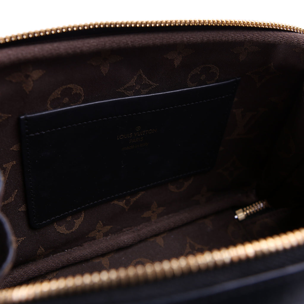 Utility Crossbody Embossed Calfskin Black