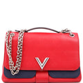 Very Chain Bag Leather Red