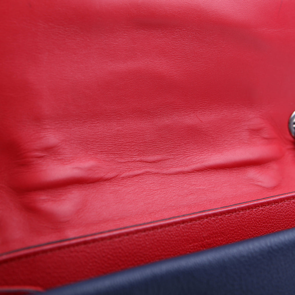 Very Chain Bag Leather Red