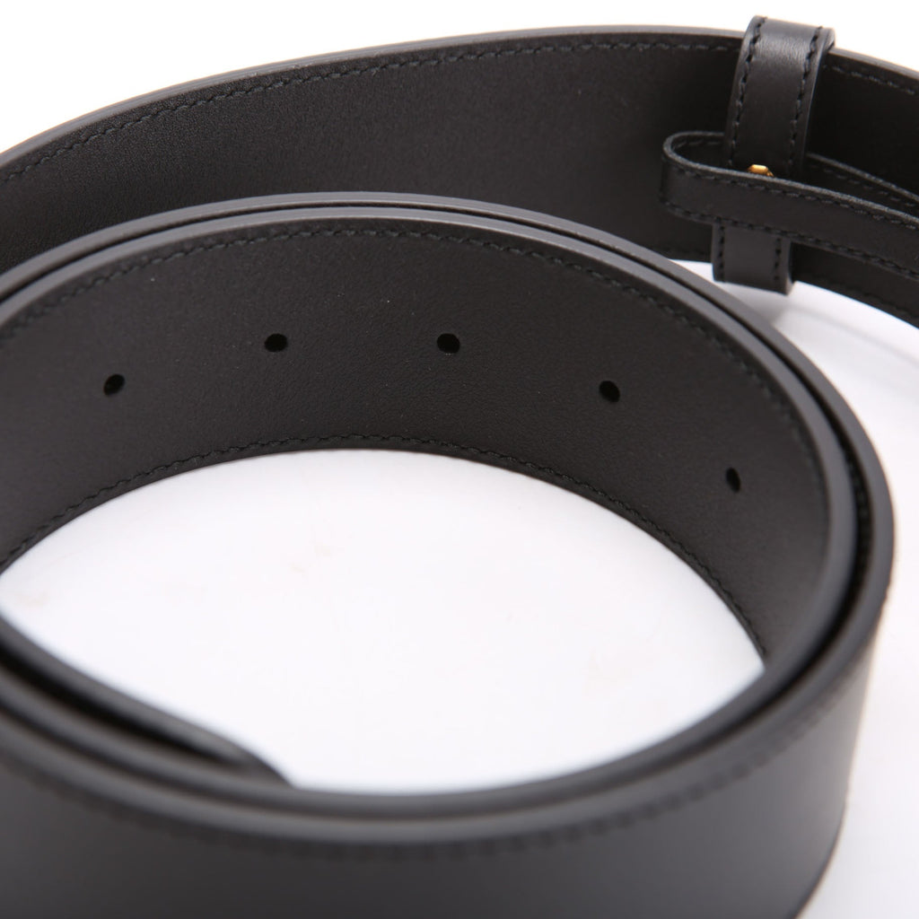 453260 GG Pearl Stud Belt Size 95/38 Black
