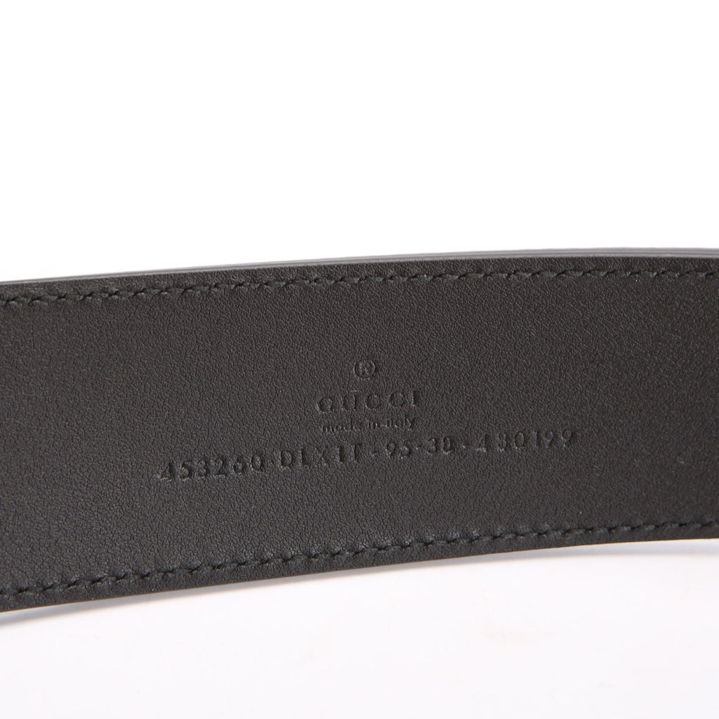 453260 GG Pearl Stud Belt Size 95/38 Black