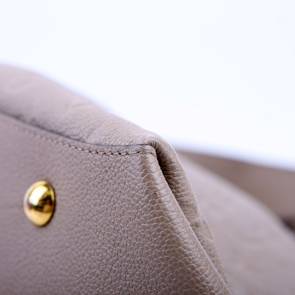 Maida Hobo Empreinte Taupe