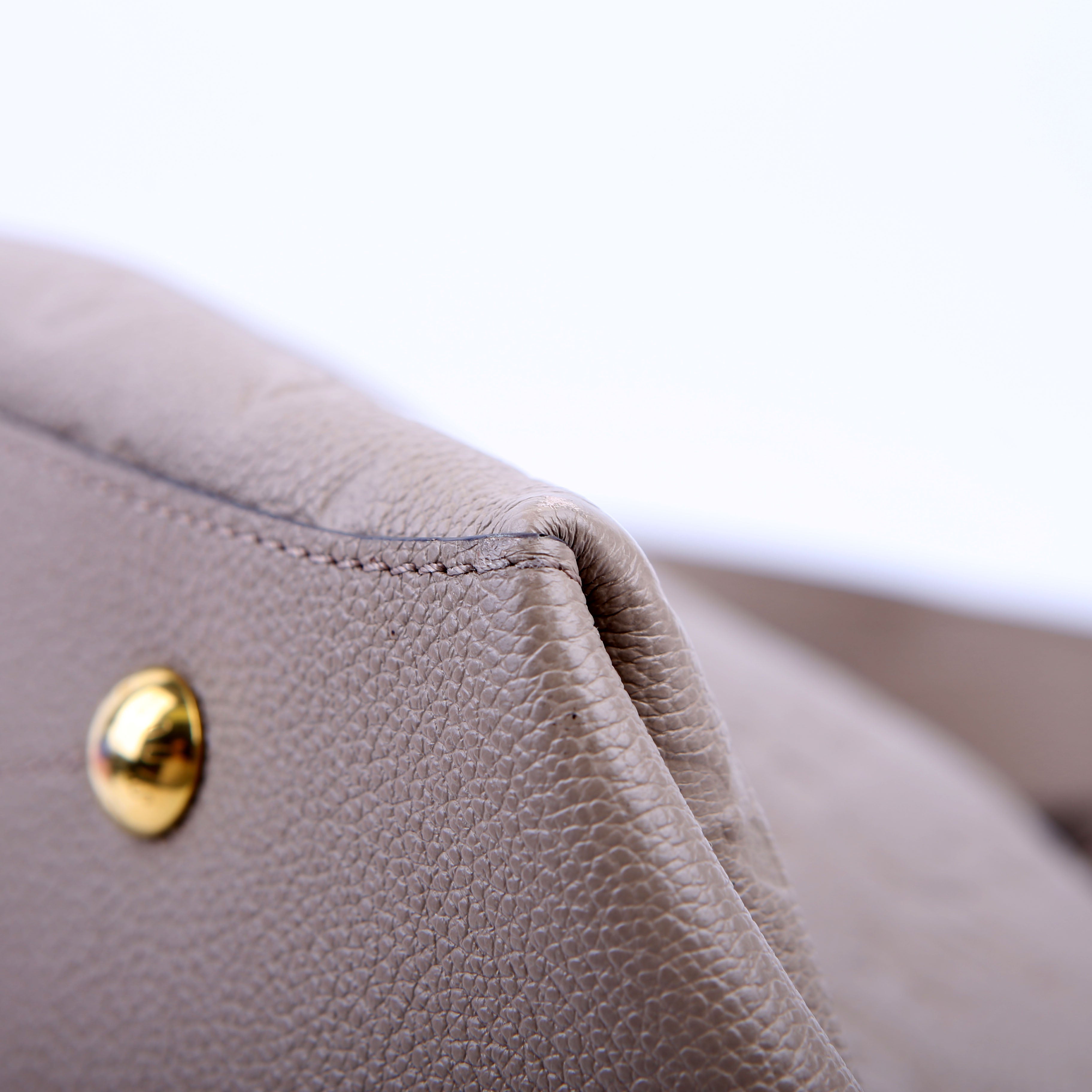 Maida Hobo Empreinte Taupe