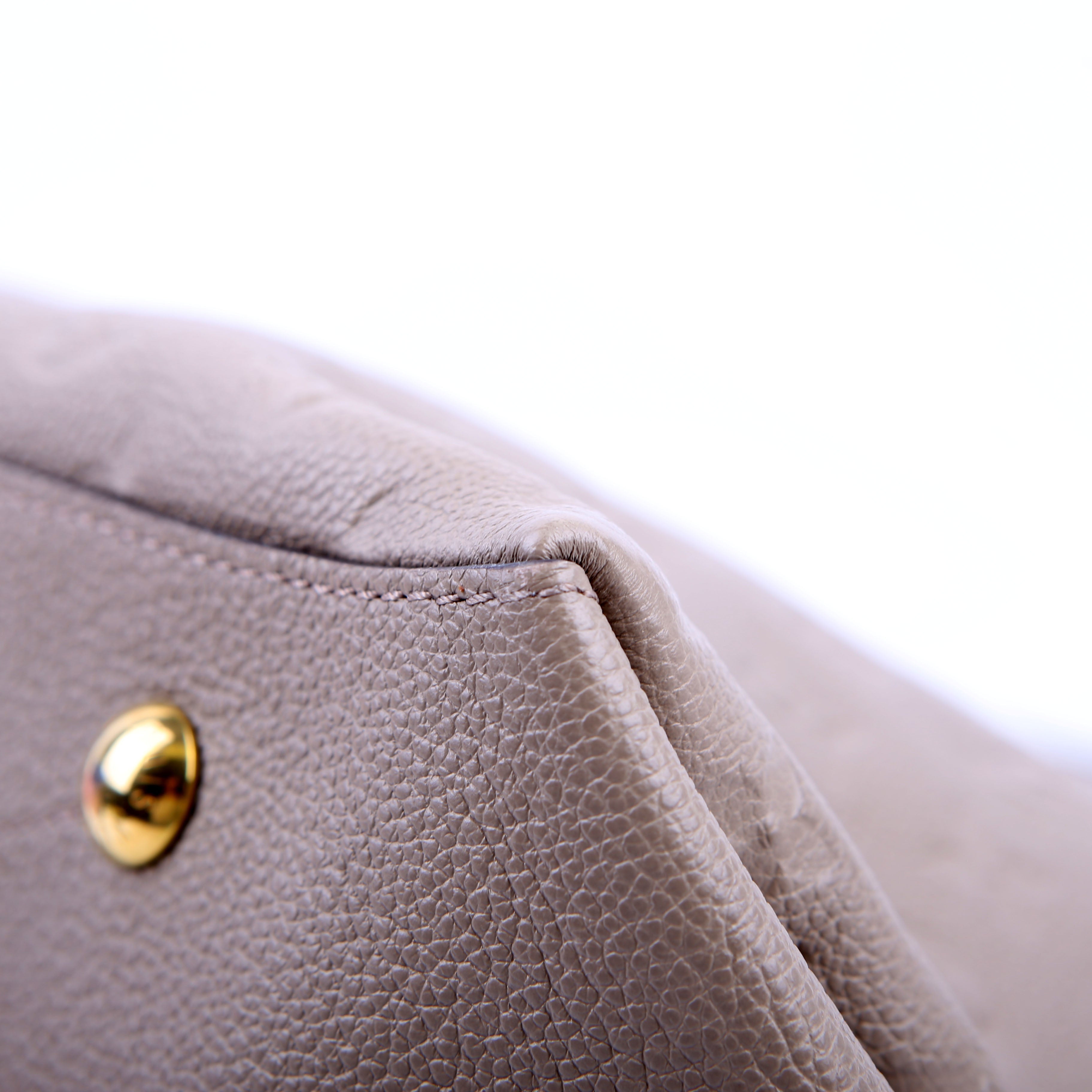 Maida Hobo Empreinte Taupe