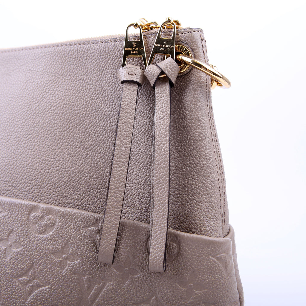 Maida Hobo Empreinte Taupe