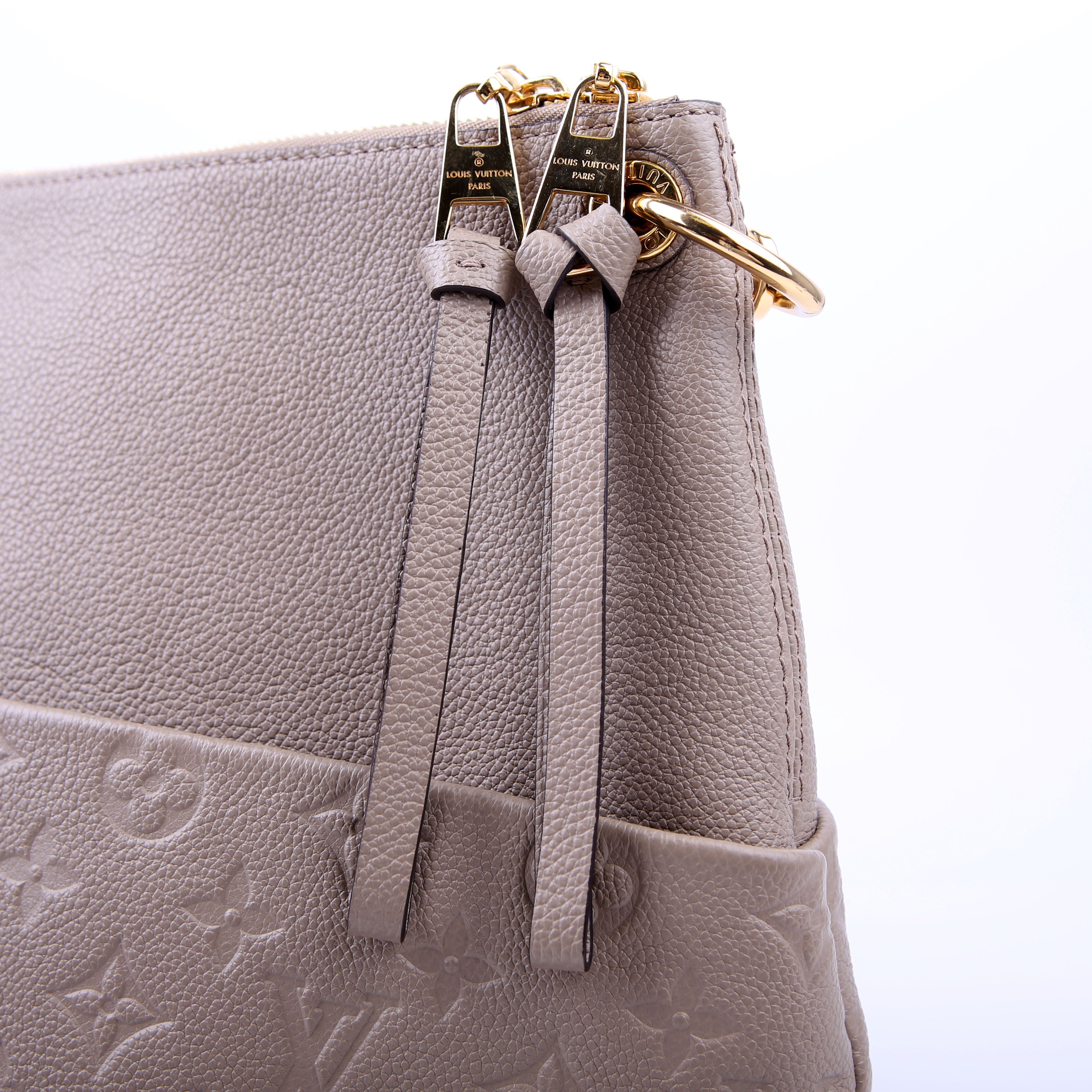 Maida Hobo Empreinte Taupe