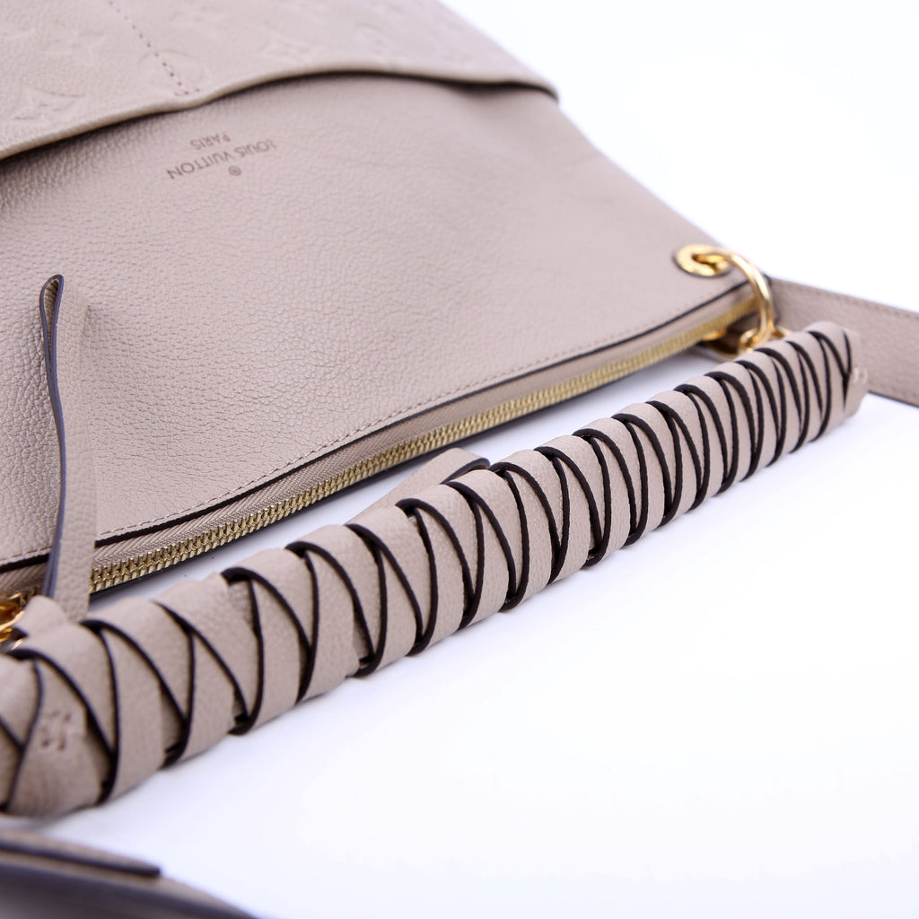 Maida Hobo Empreinte Taupe