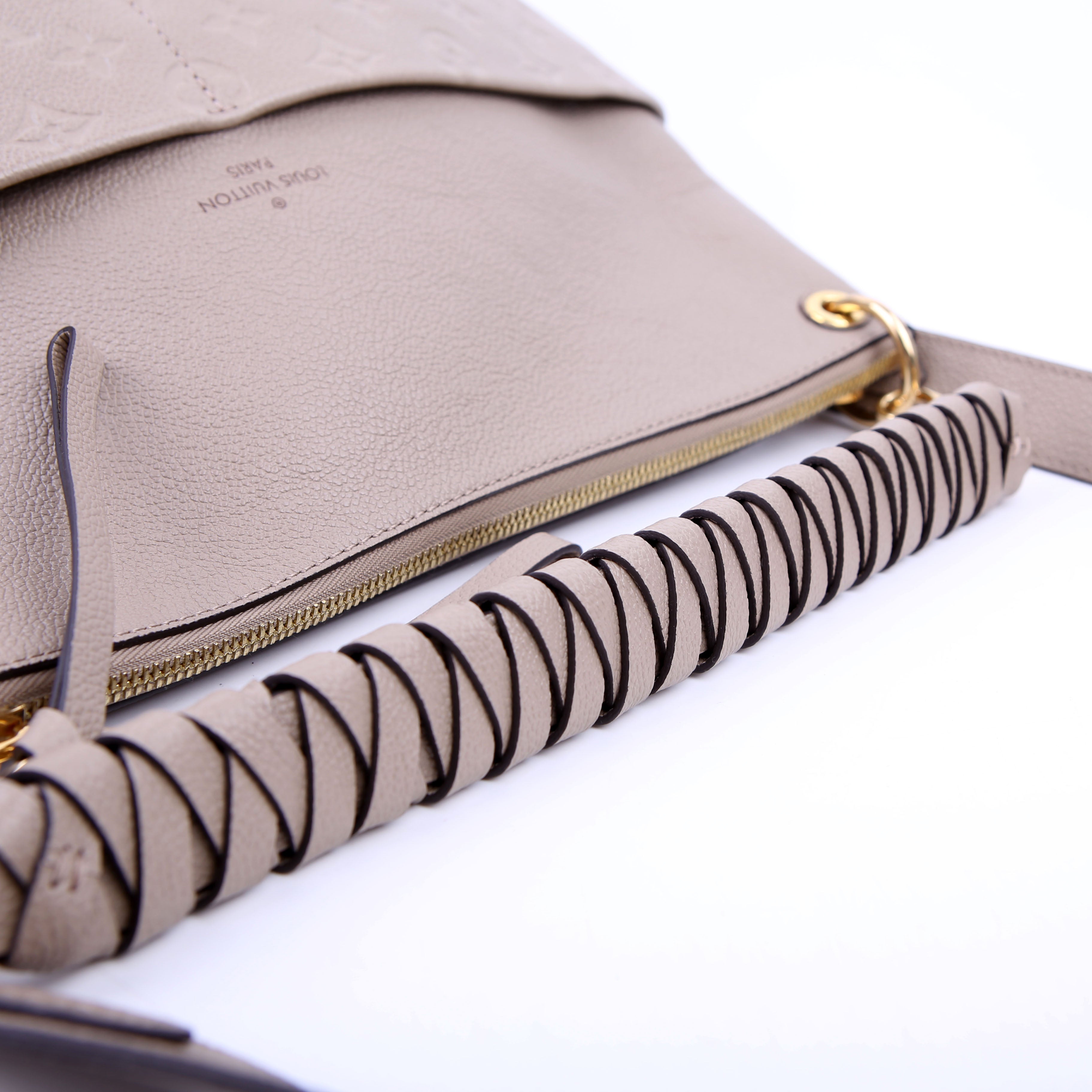 Maida Hobo Empreinte Taupe