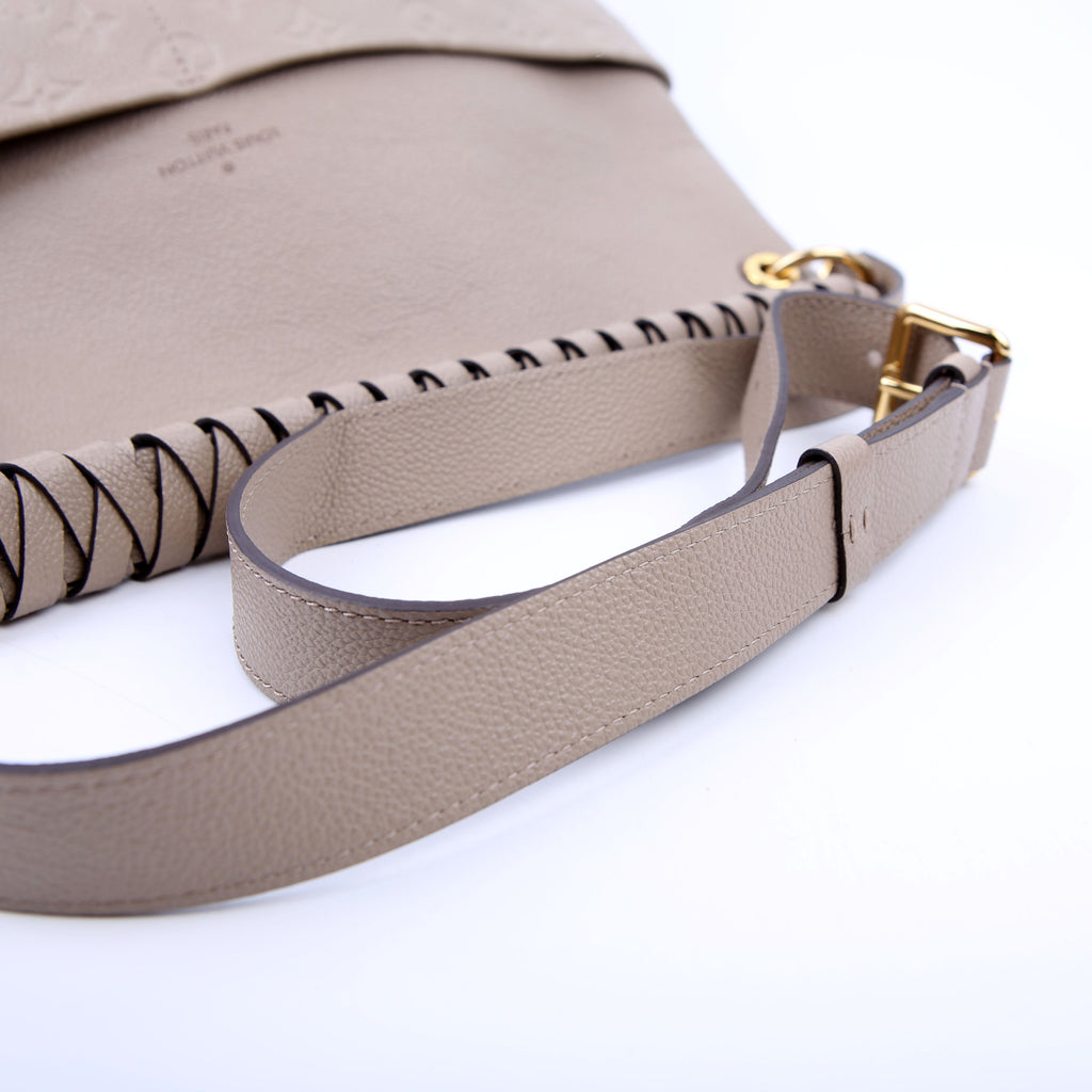 Maida Hobo Empreinte Taupe