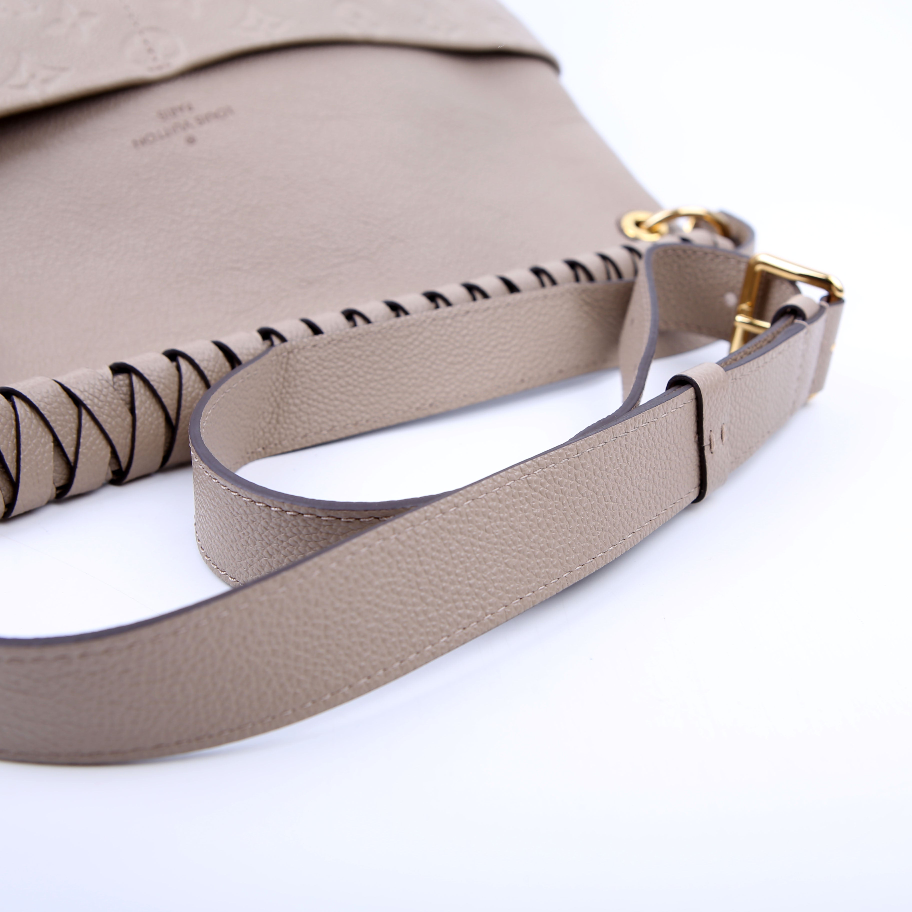 Maida Hobo Empreinte Taupe