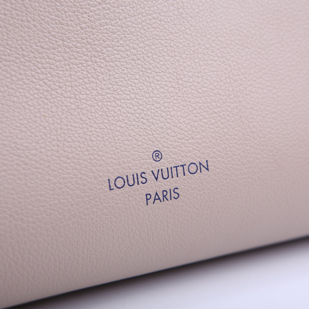 On My Side MM Calfskin Taupe/Orange