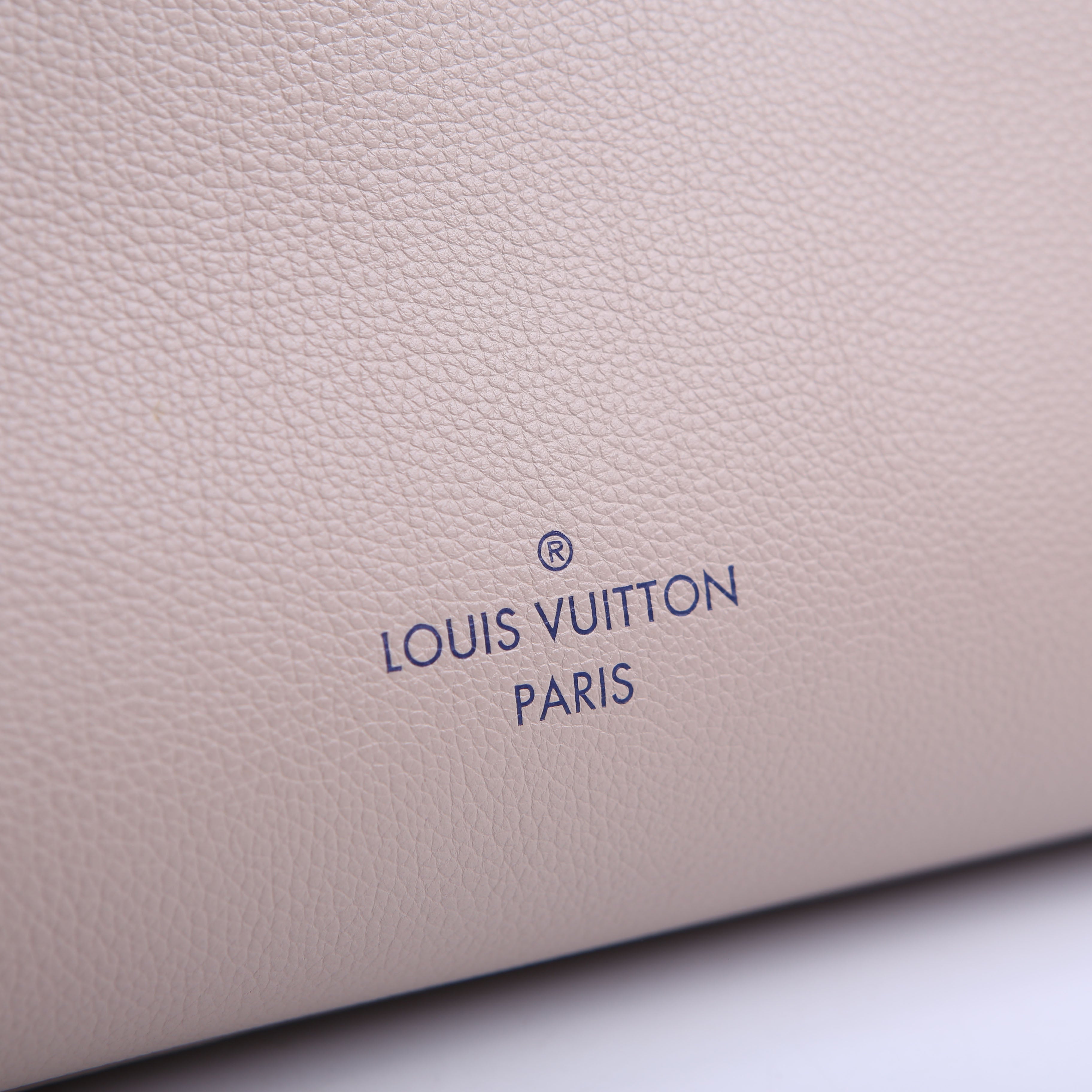 On My Side MM Calfskin Taupe/Orange
