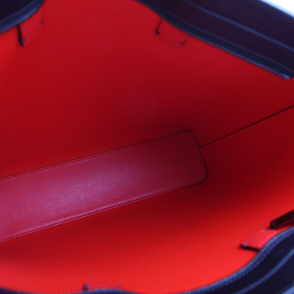 Cabata N/S Zip Tote Black/Red