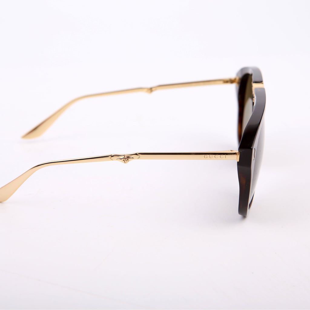 GG0305S Pilot Foldable Sunglasses Brown/Gold