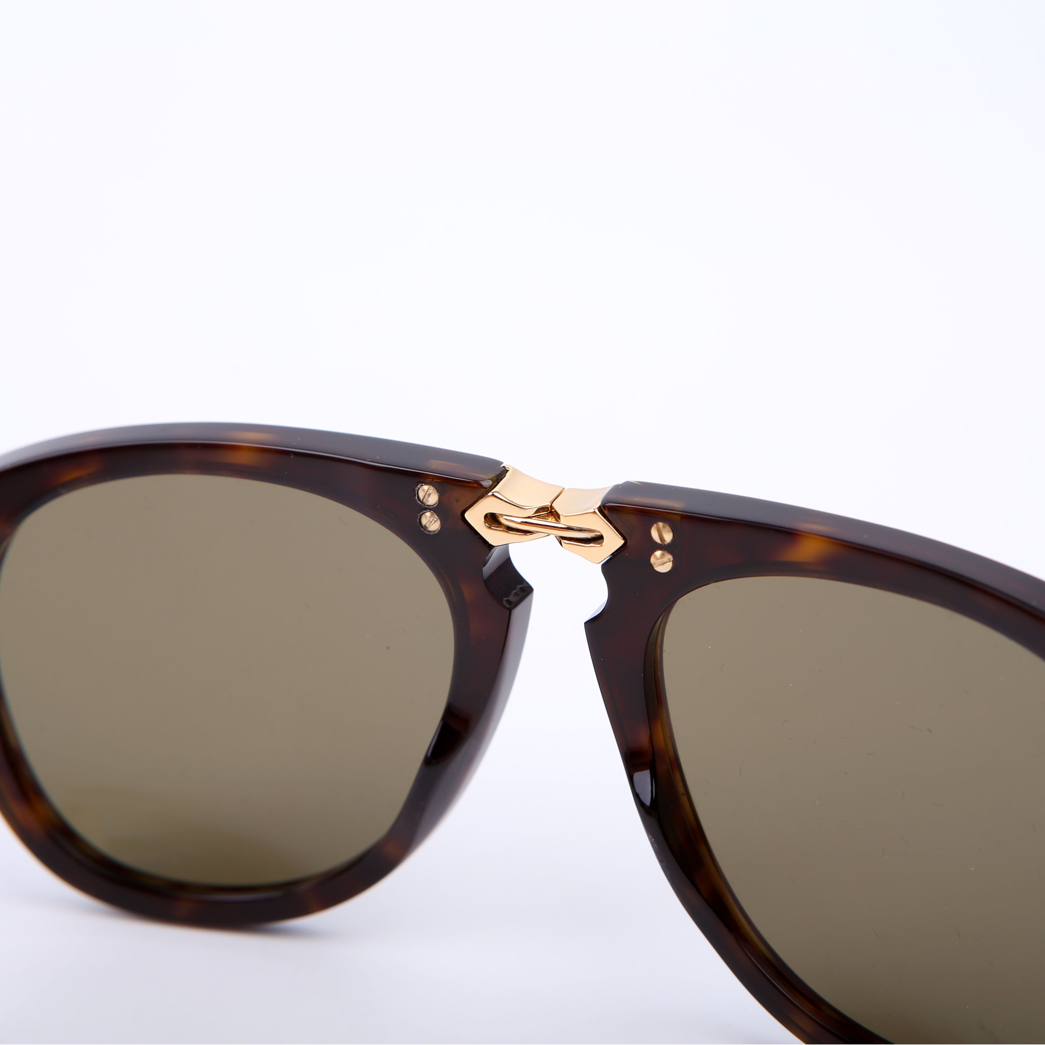 GG0305S Pilot Foldable Sunglasses Brown/Gold