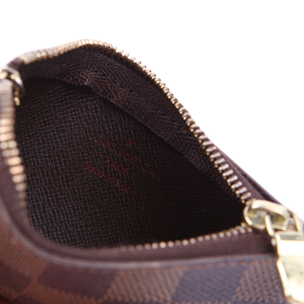 Pochette Cles Damier Ebene