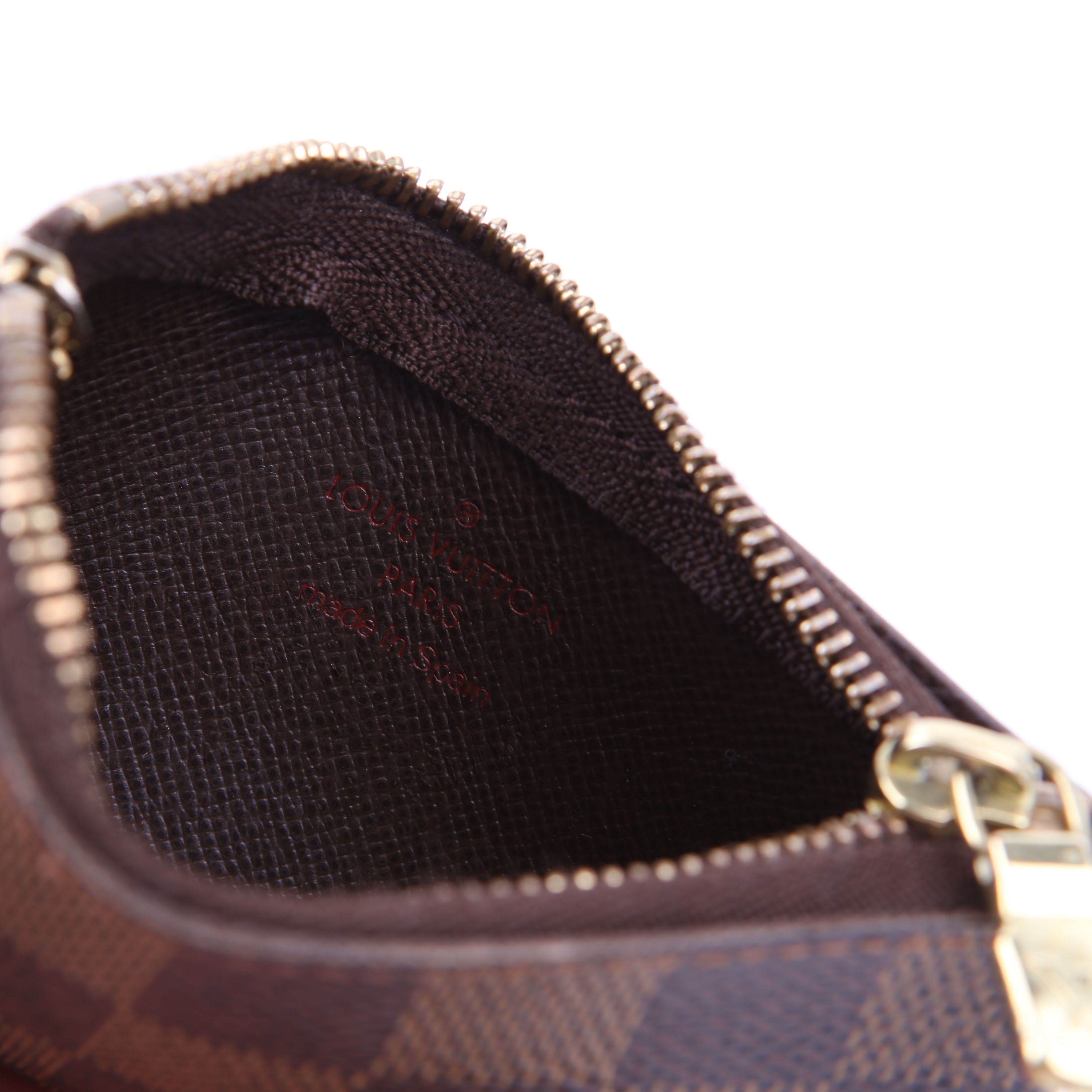 Pochette Cles Damier Ebene