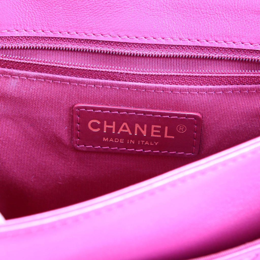 Lovely Day Medium Flap Lambskin 26M Berry