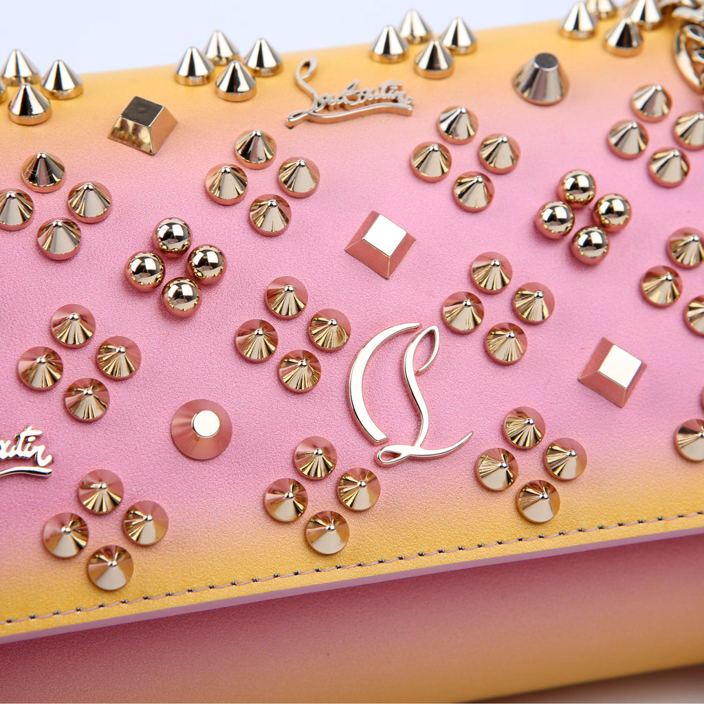 Wallet On Chain Paloma Embellished Yellow/Pink