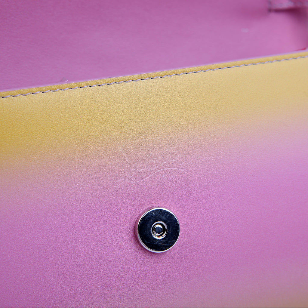 Wallet On Chain Paloma Embellished Yellow/Pink